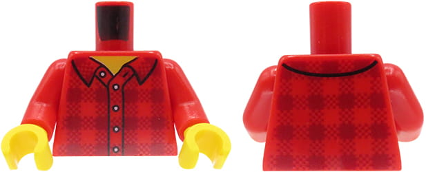 

Lego tors figurki czerwona koszula w kratę