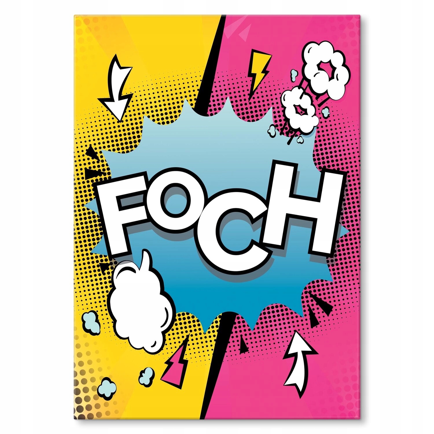 Kovový plakát Foch Szyld Plech 30 x 42 cm Dárek