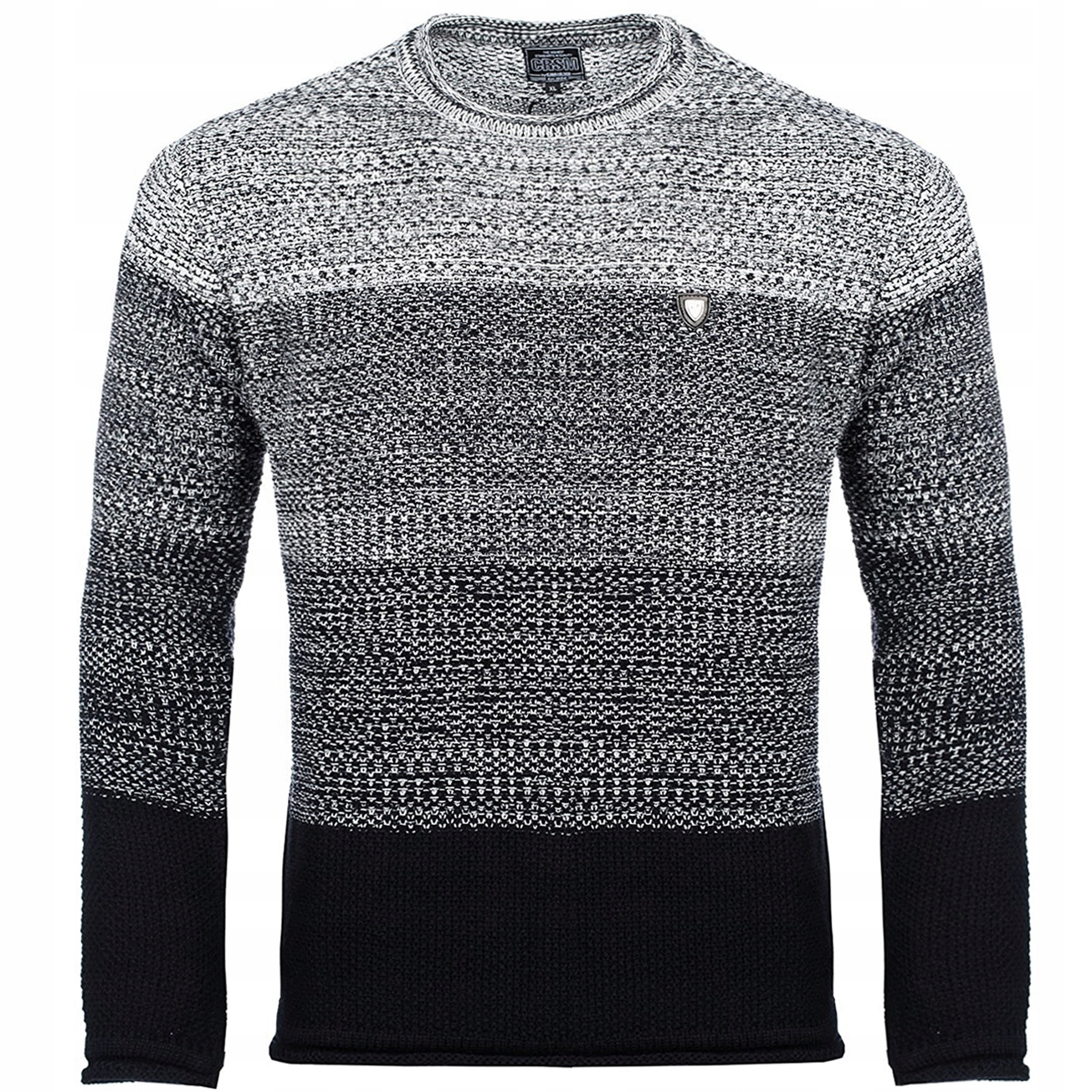 Pánský svetr Carisma stínovaný Regular Melanž