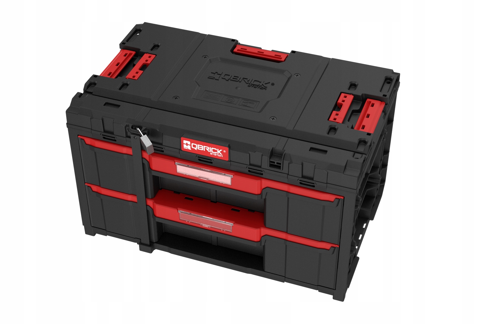 QBRICK SYSTEM ONE Drawer 2 Toolbox 2.0 Szuflady Szerokość produktu 38 cm