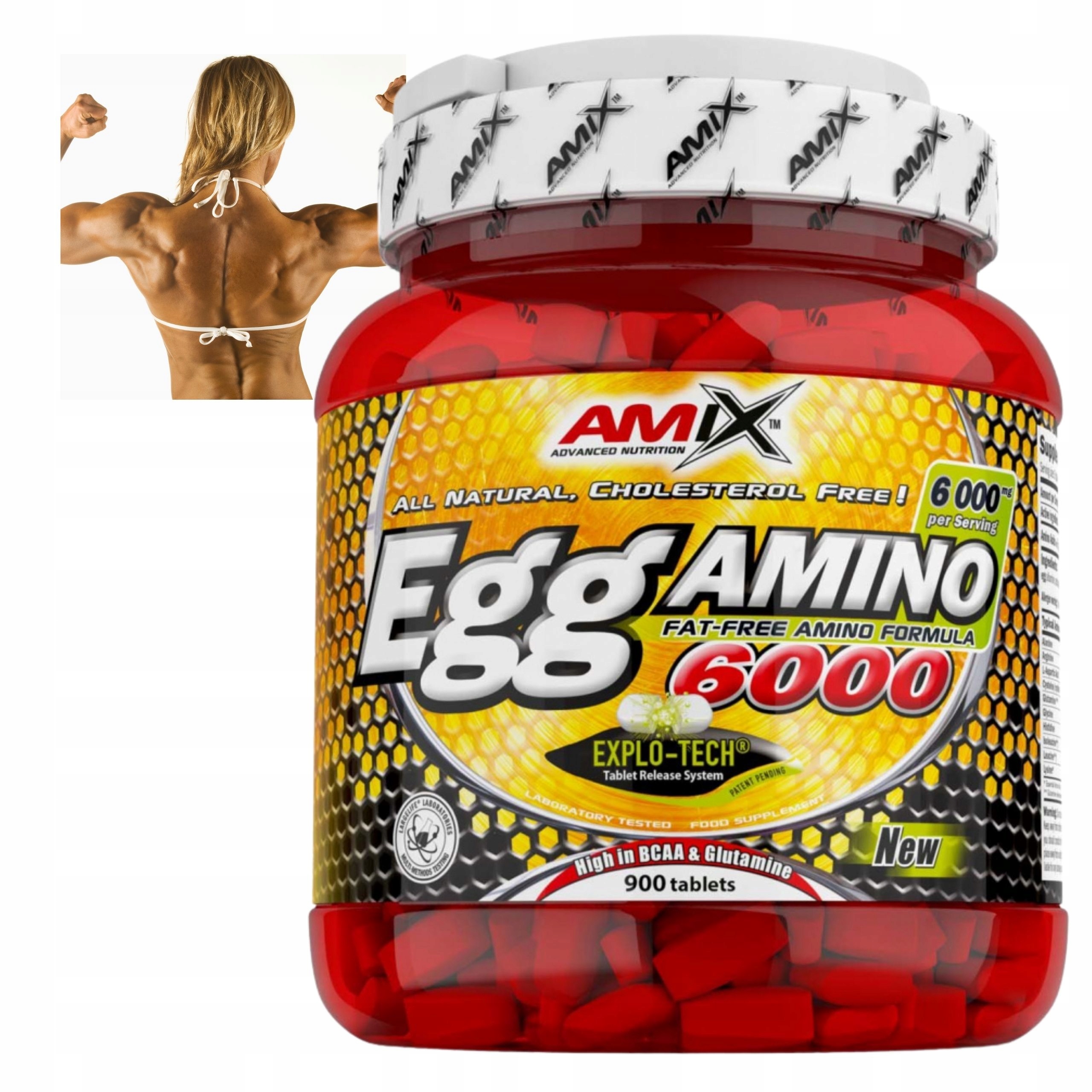 Eaa Exogenní aminokyseliny Bcaa v tabletkách Leucin Glycin Arginin 900 kapslí