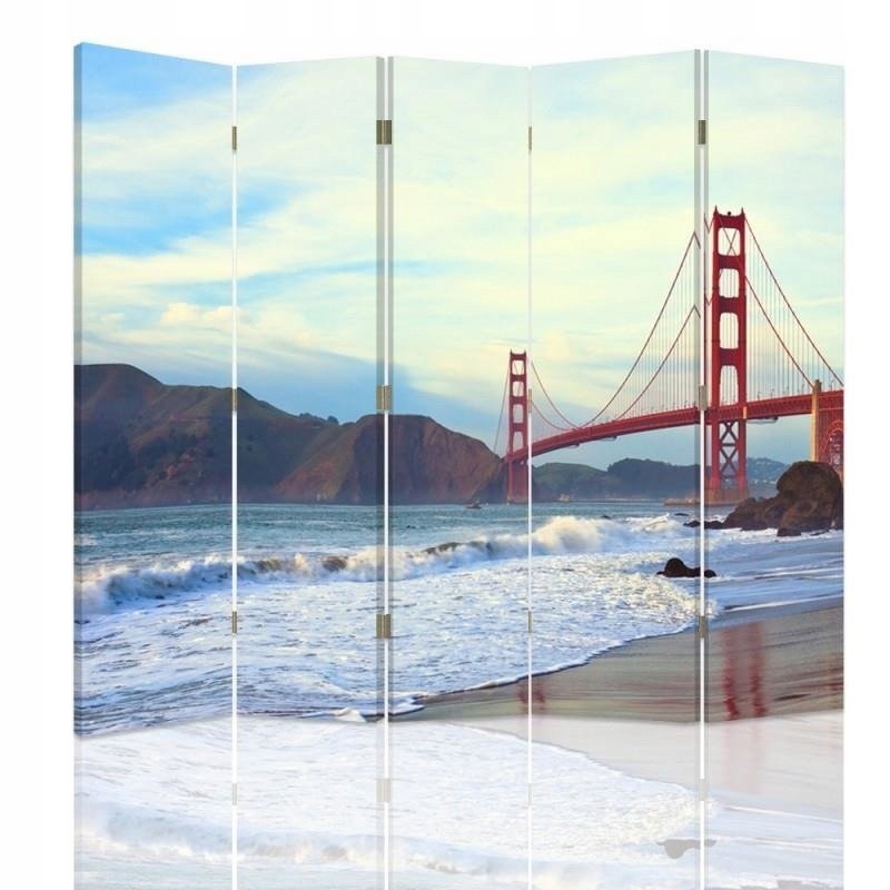 Dvojstranný paraván Golden Gate Bridge 180x170