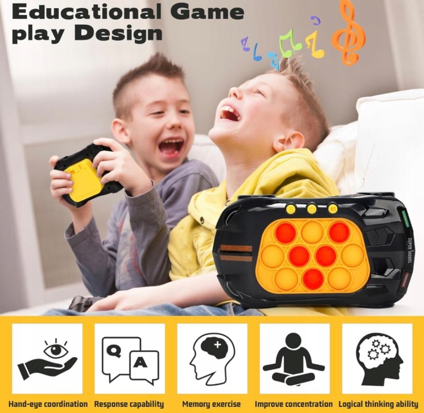 GRA POP IT ELEKTRONICZNA SAMOCHÓD ZABAWKA AUTO ANTYSTRESOWA ZRĘCZNOŚCIOWA Producent DoModa