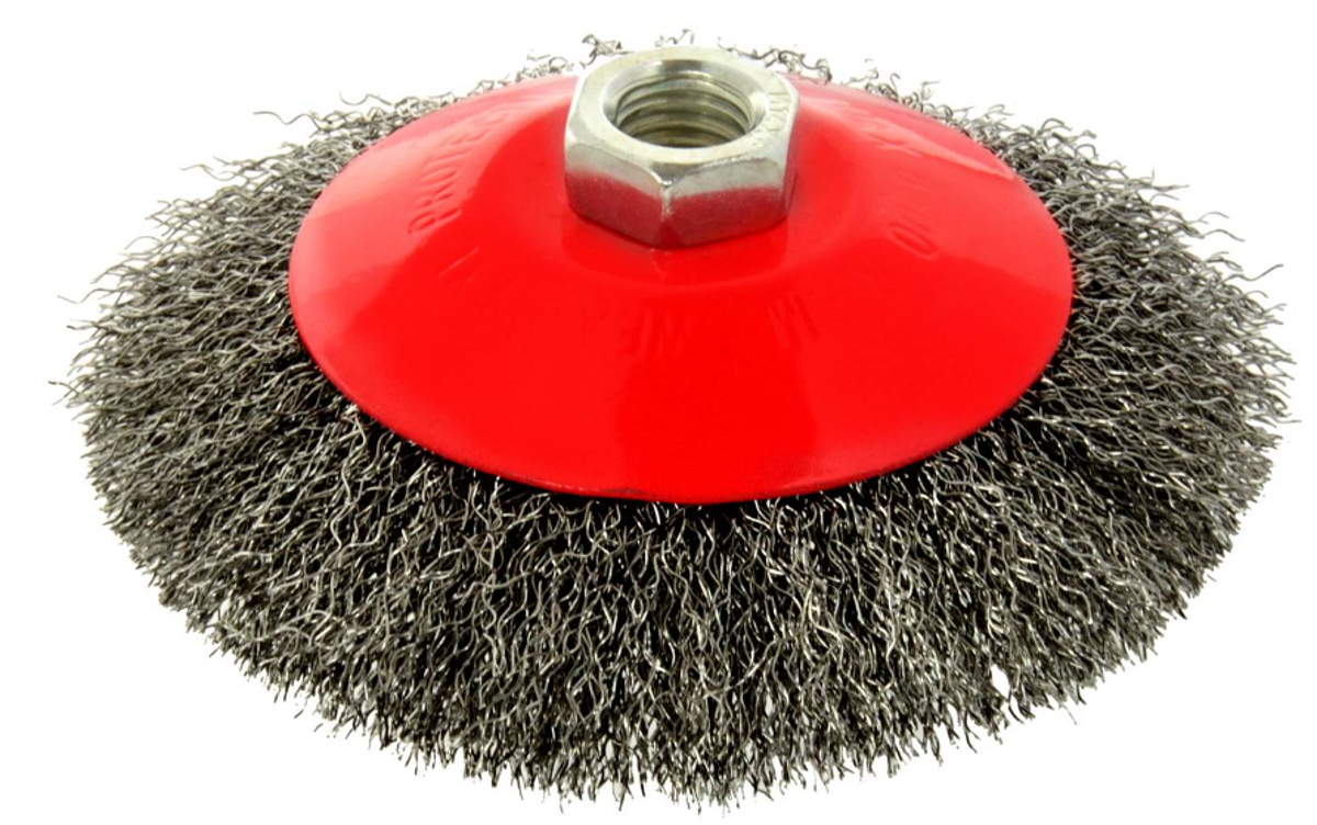 

Szczotka Druciana Boczna 125mm M14 Drut Karbowany