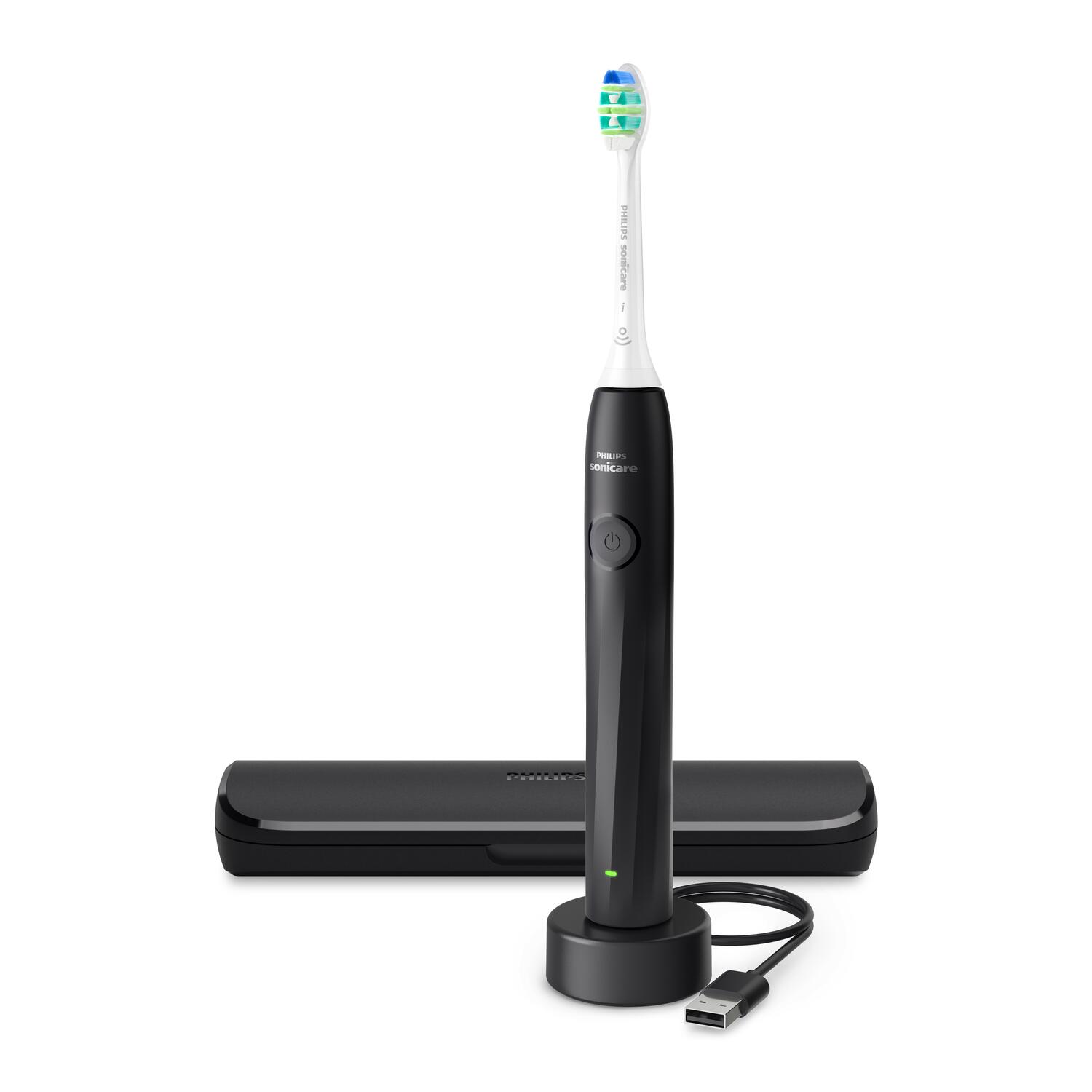 Philips Sonicare 2100 szczoteczka soniczna czarna etui podróżne HX4023/02