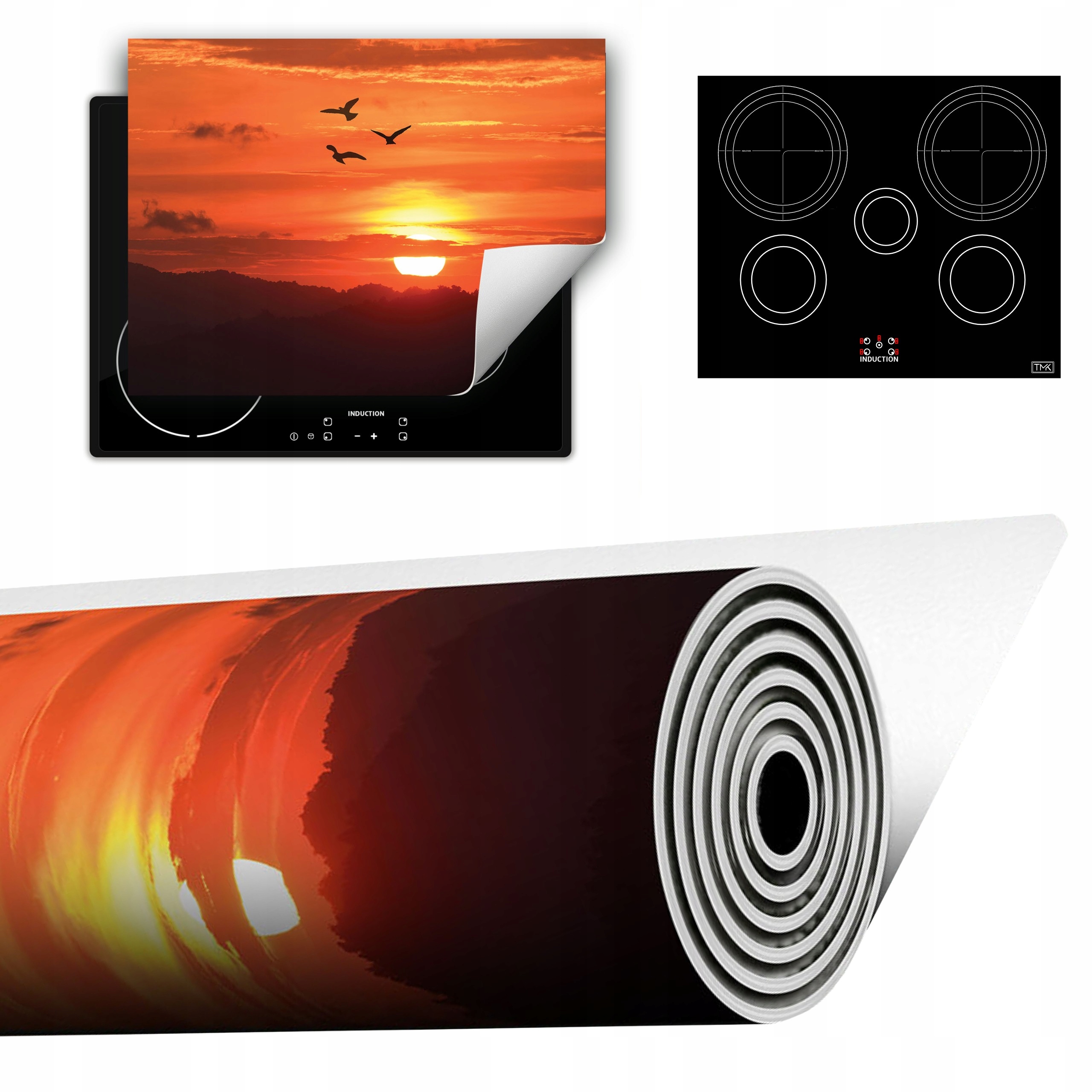 Vinylová Podložka Do Kuchyně Více Místa 70x52 Nebe pták