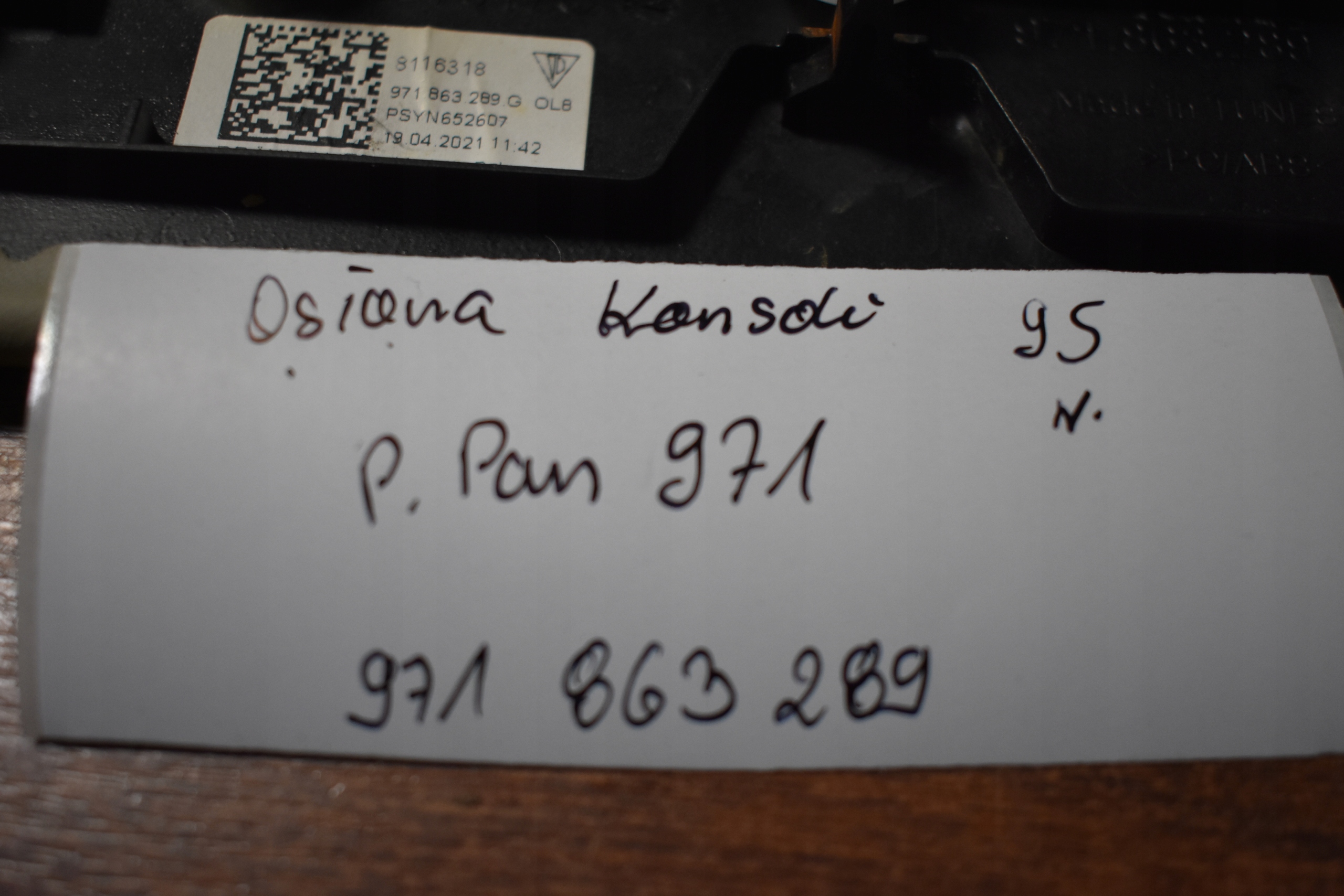 IDEALNA BLENDE ABDECKUNG KONSOLE PORSCHE PANAMERA 971 1