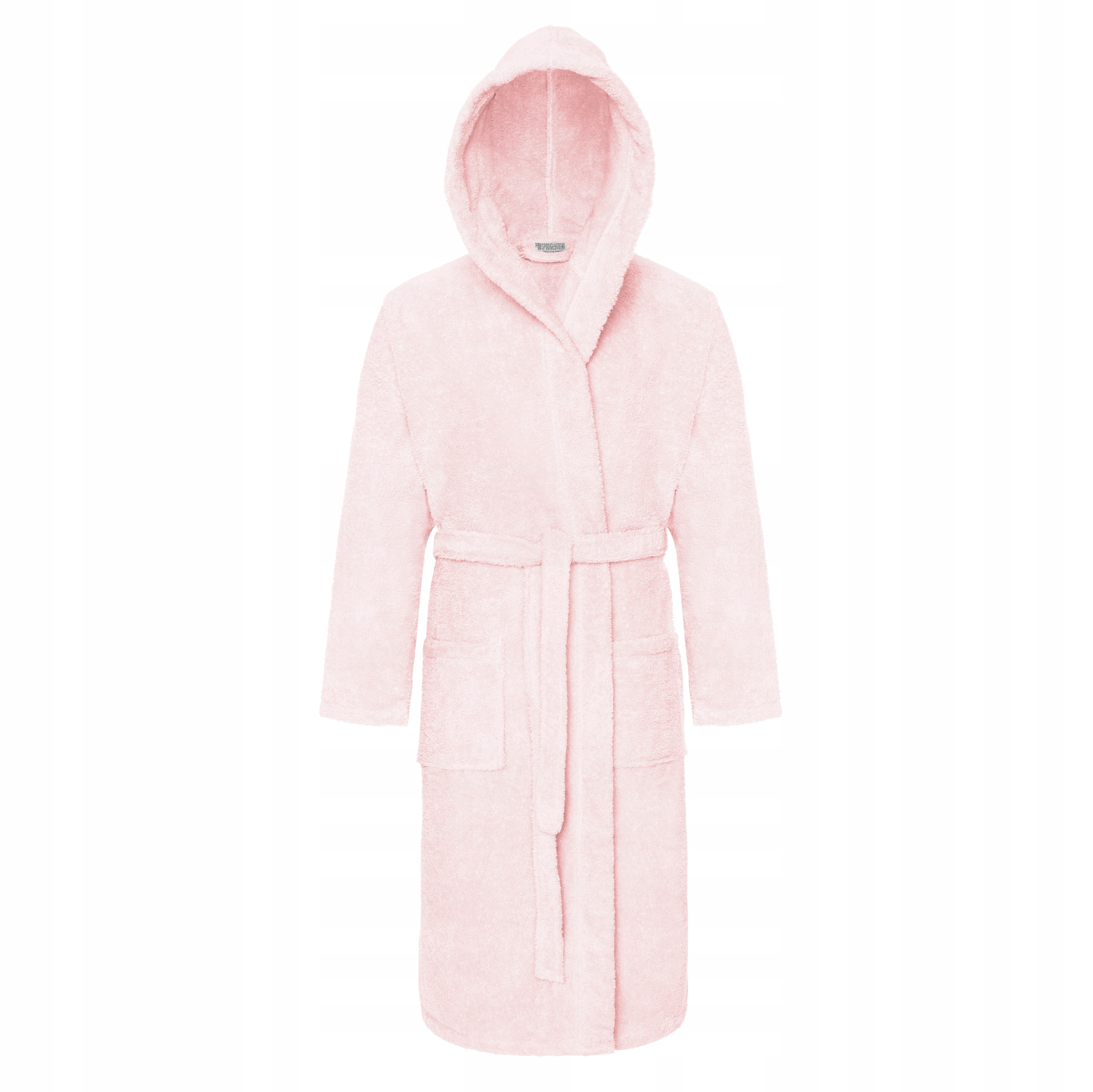 MĘSKI SZLAFROK BAWEŁNIANY Z KAPTUREM PUDROWY XXL Marka Spod Igły i Nitki