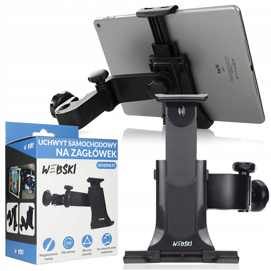 

Stabilny Uchwyt na tablet 7-11 cali do samochodu