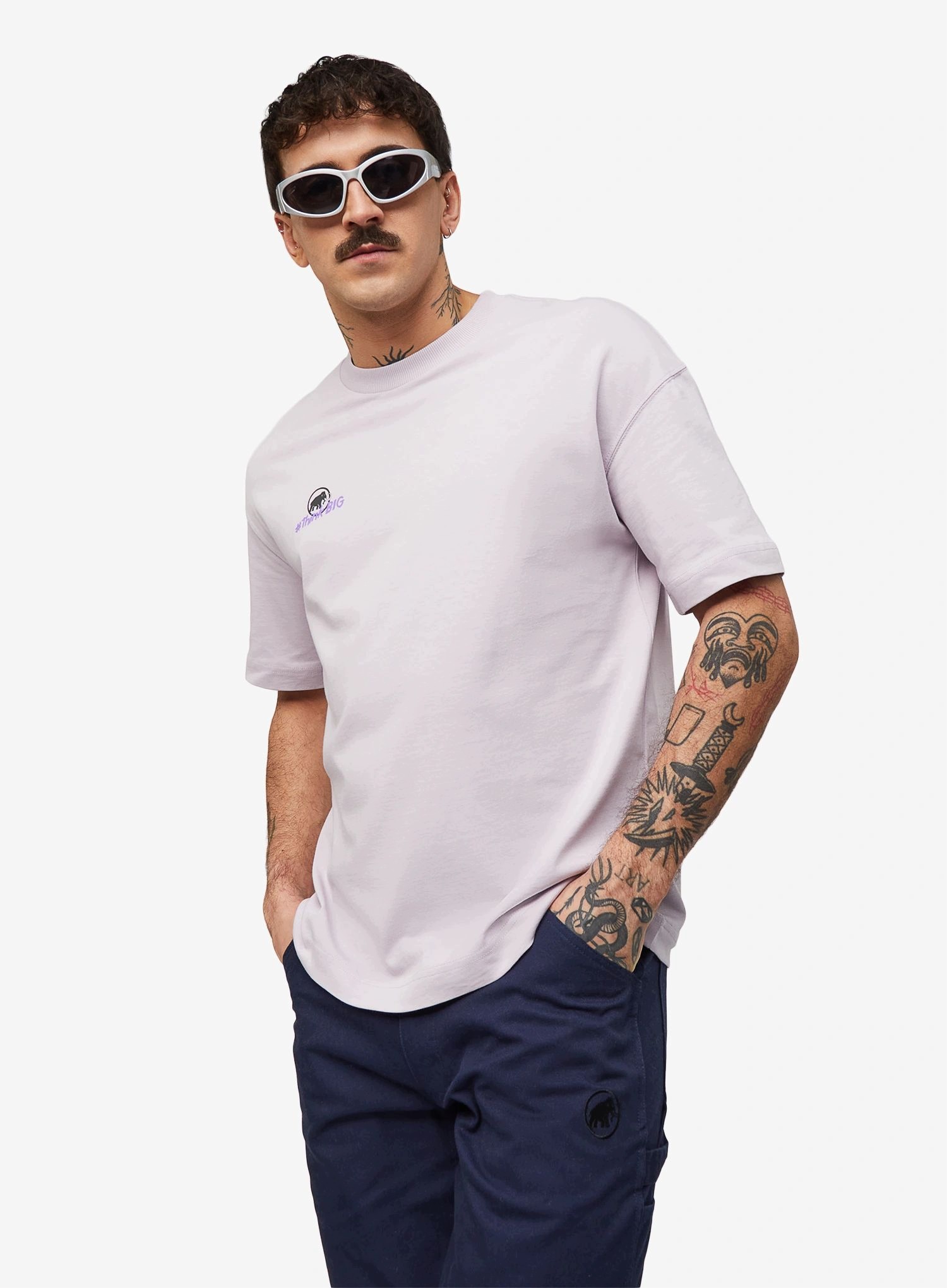 T shirt bawełniany Mammut Jakob Schubert x Mammut Relaxed T calamint XL