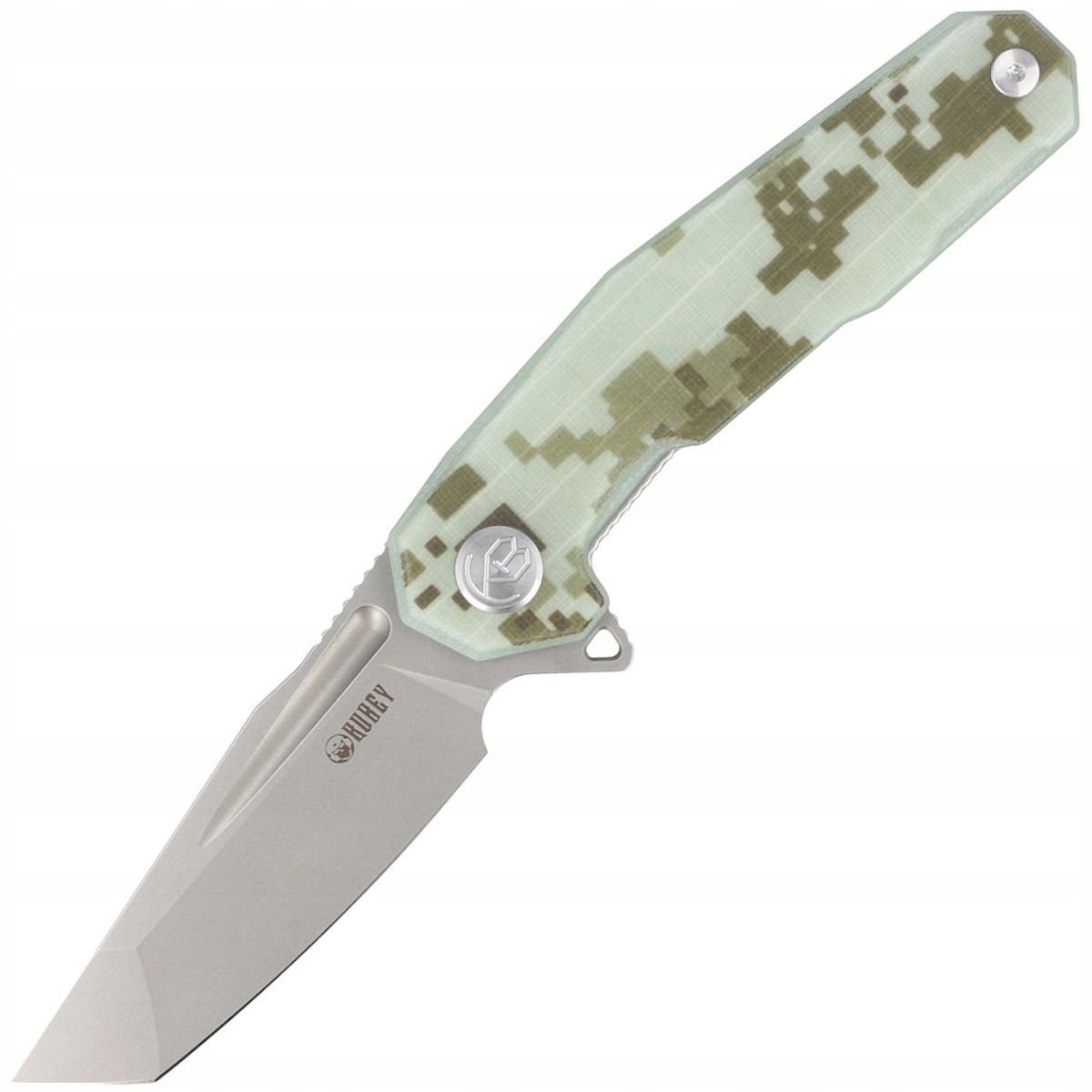 Nóż składany Kubey Carve KB237H Digital Camo G10, Bead Blasted AUS-10