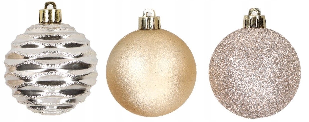 

Bombki Plastikowe Na Choinkę Stroik 6SZT 6CM