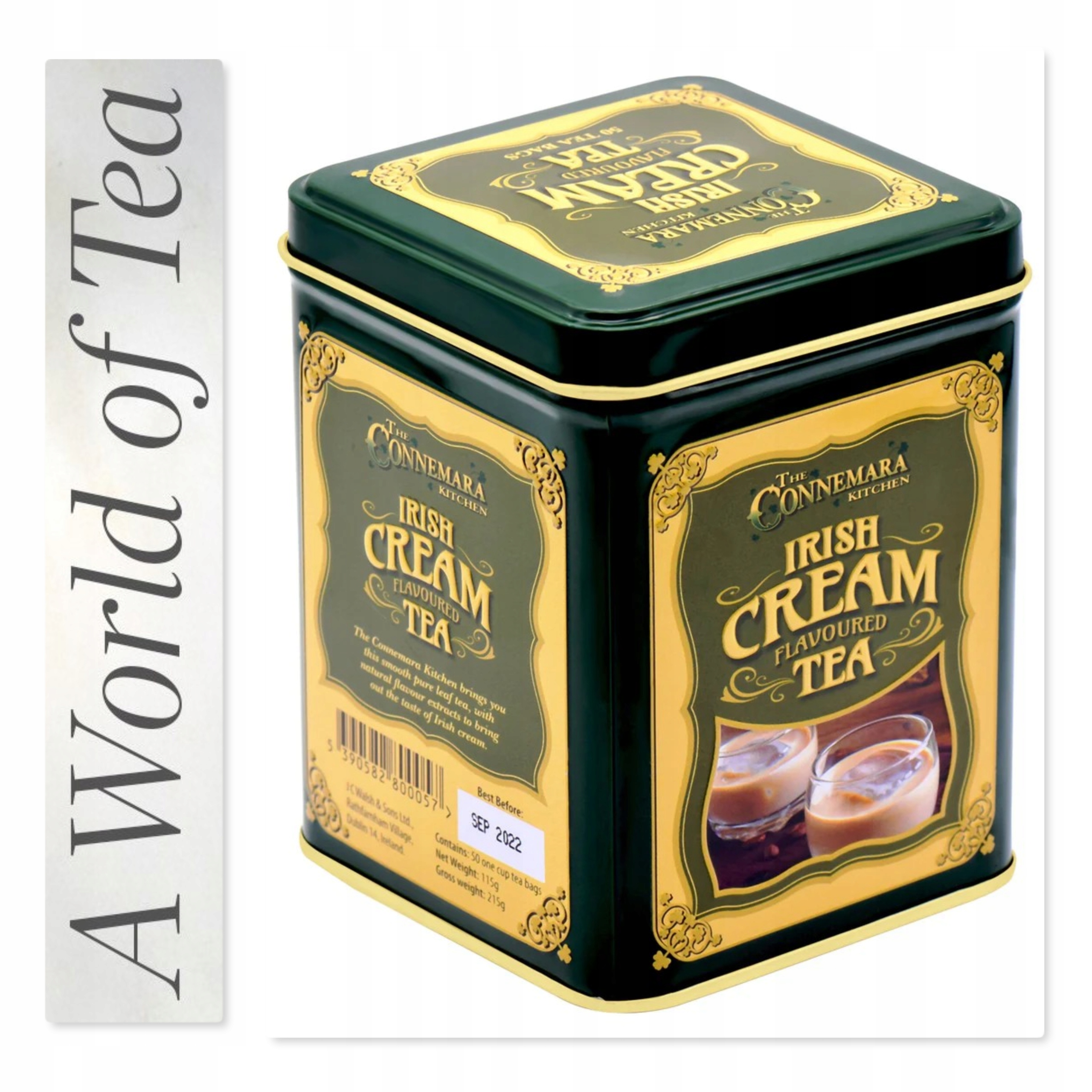 The Connemara Kitchen černý čaj Irish Cream Tea 50 Ks Irsko A10