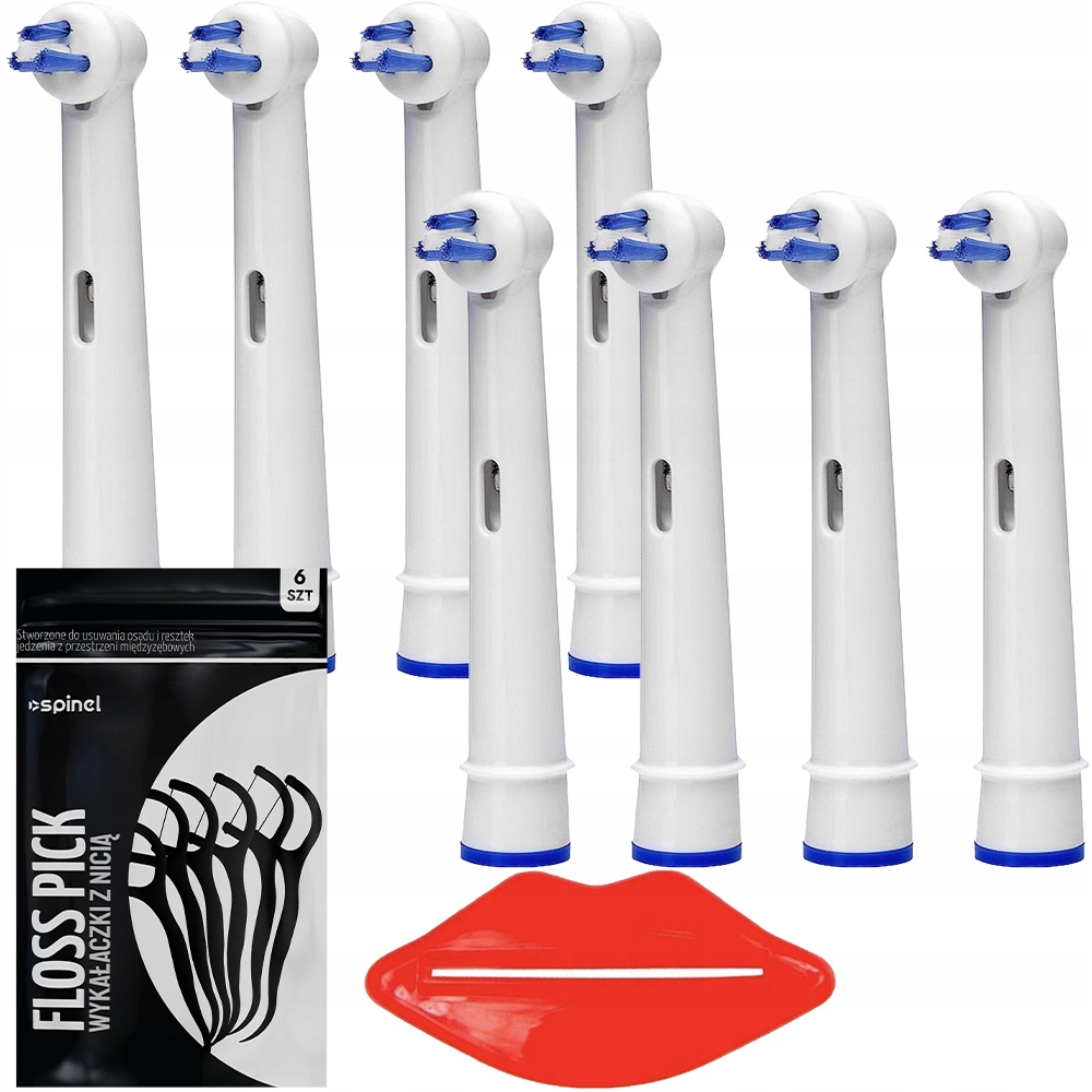 

8x Końcówki Do Szczoteczki Oral-b Ortodontyczne