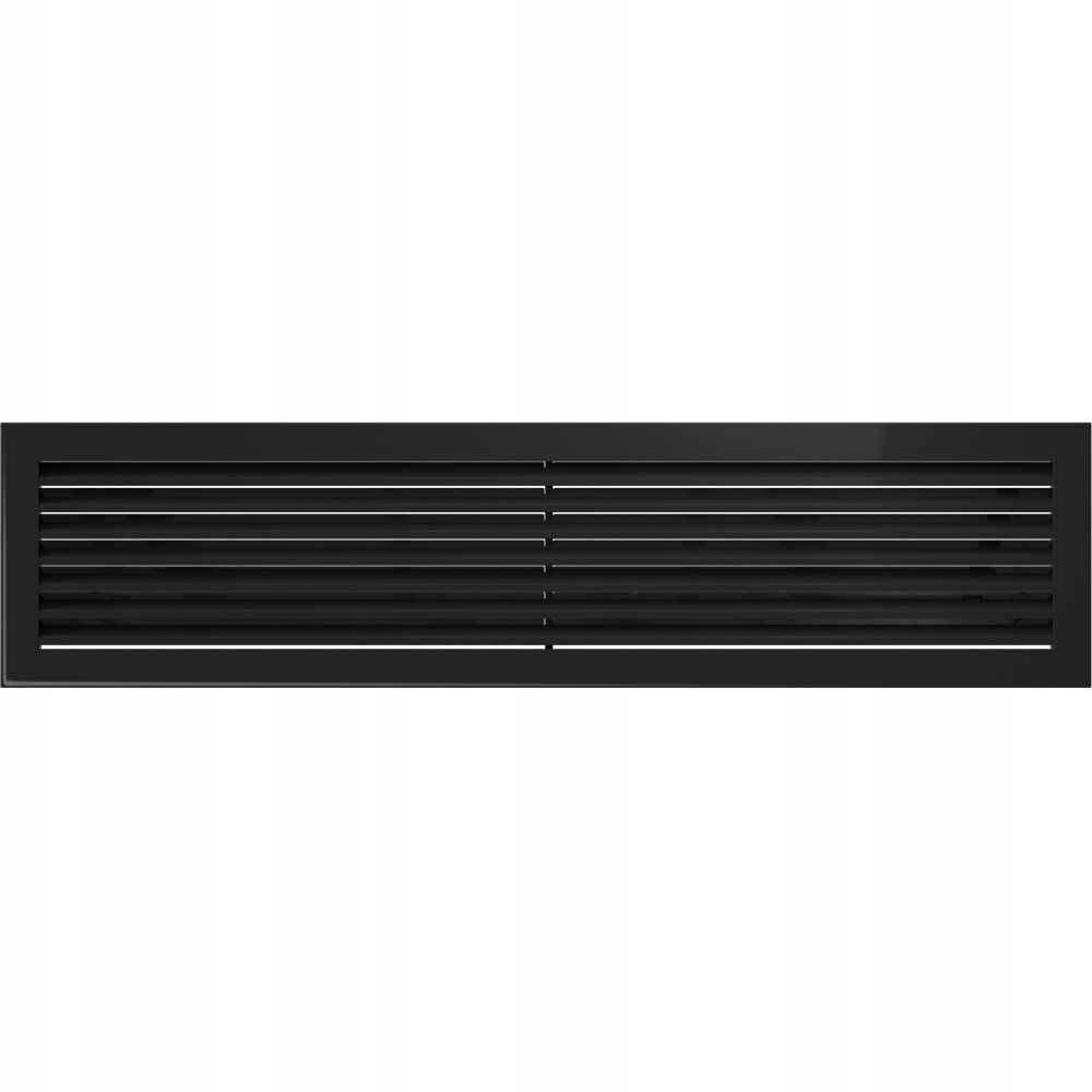 Ventilační Mřížka Krbová Kratki Fresh 17x70 Černá Obdélníková Pevná