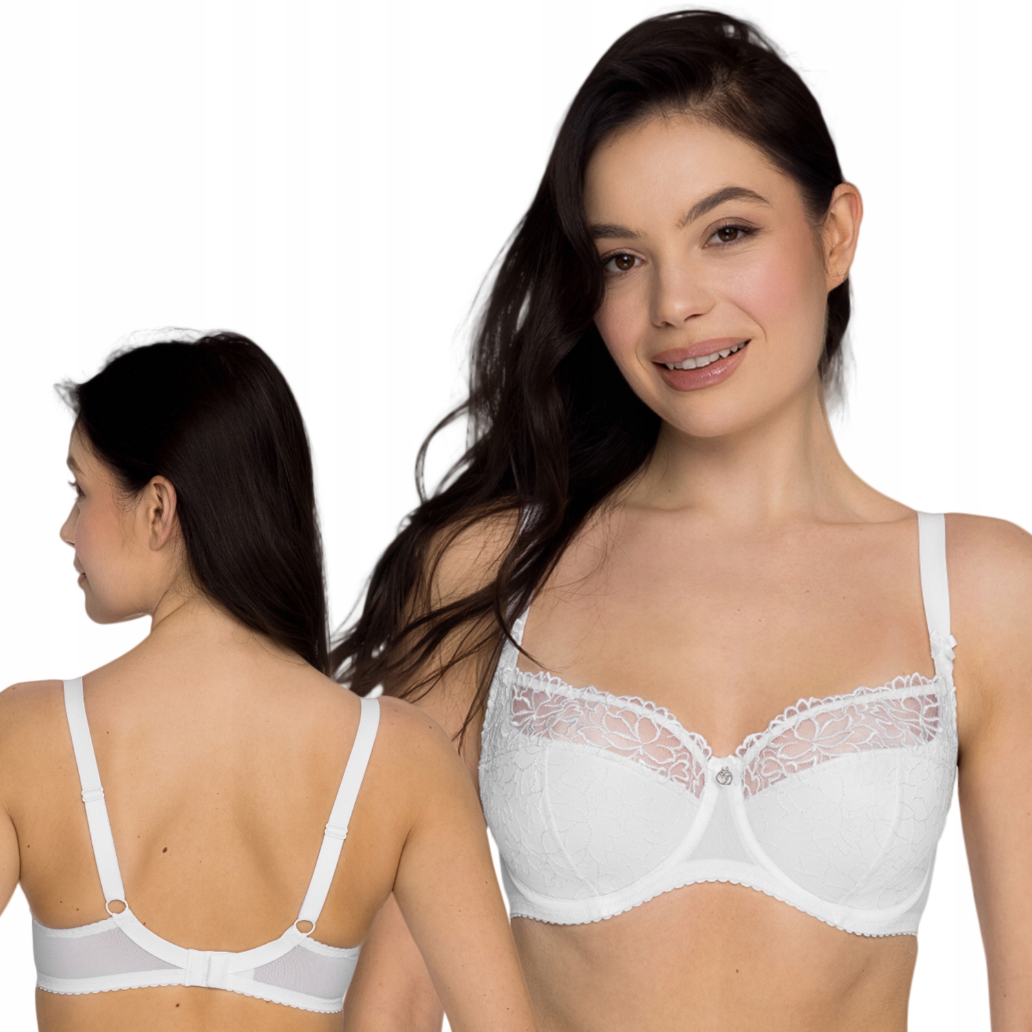 Gaia 899 Goldie bílá 3 100B Polovyztužená podprsenka