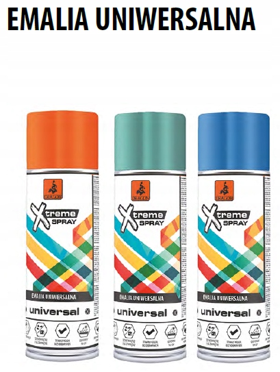 EMALIA SPRAY DRAGON 400ML RAL 9011 CZARNY MAT Opakowanie spray