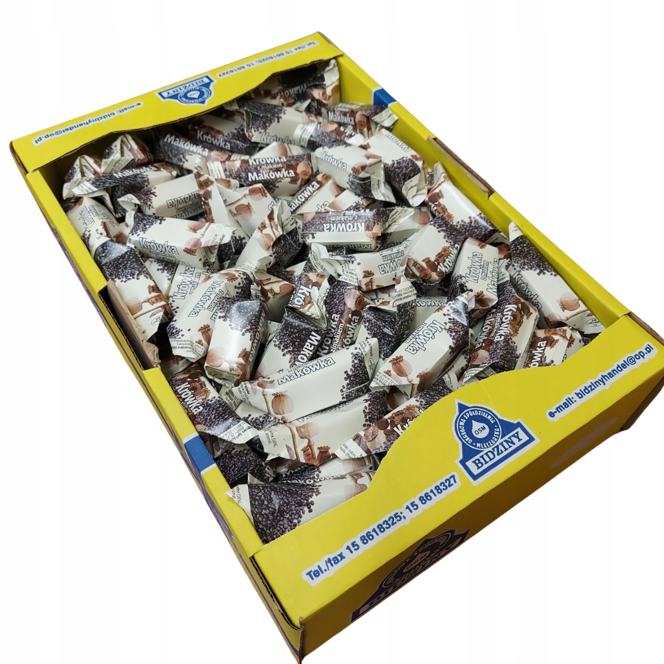 Bonbón Krówka s mákem 2 kg Osm Bidziny