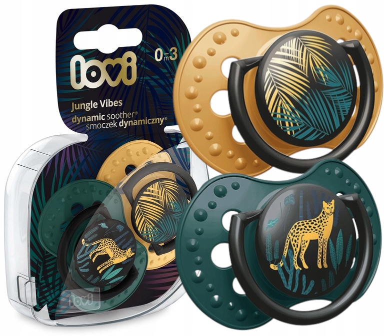 LOVI JUNGLE VIBES SMOCZEK DYNAMICZNY 2 SZT. 0-3 m