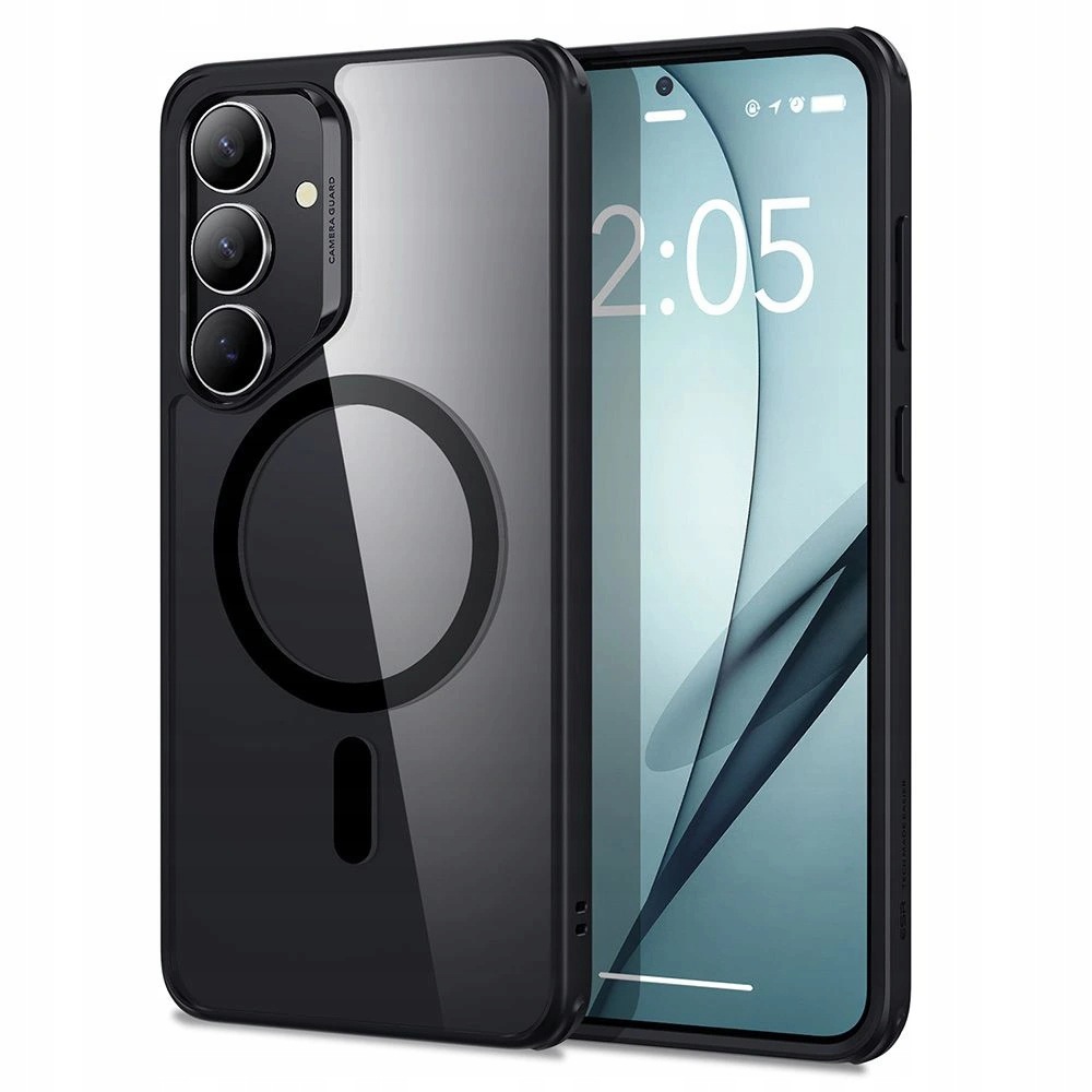 Etui Esr Classic HaloLock Samsung Galaxy S25 Plus przezroczyste (czarne)