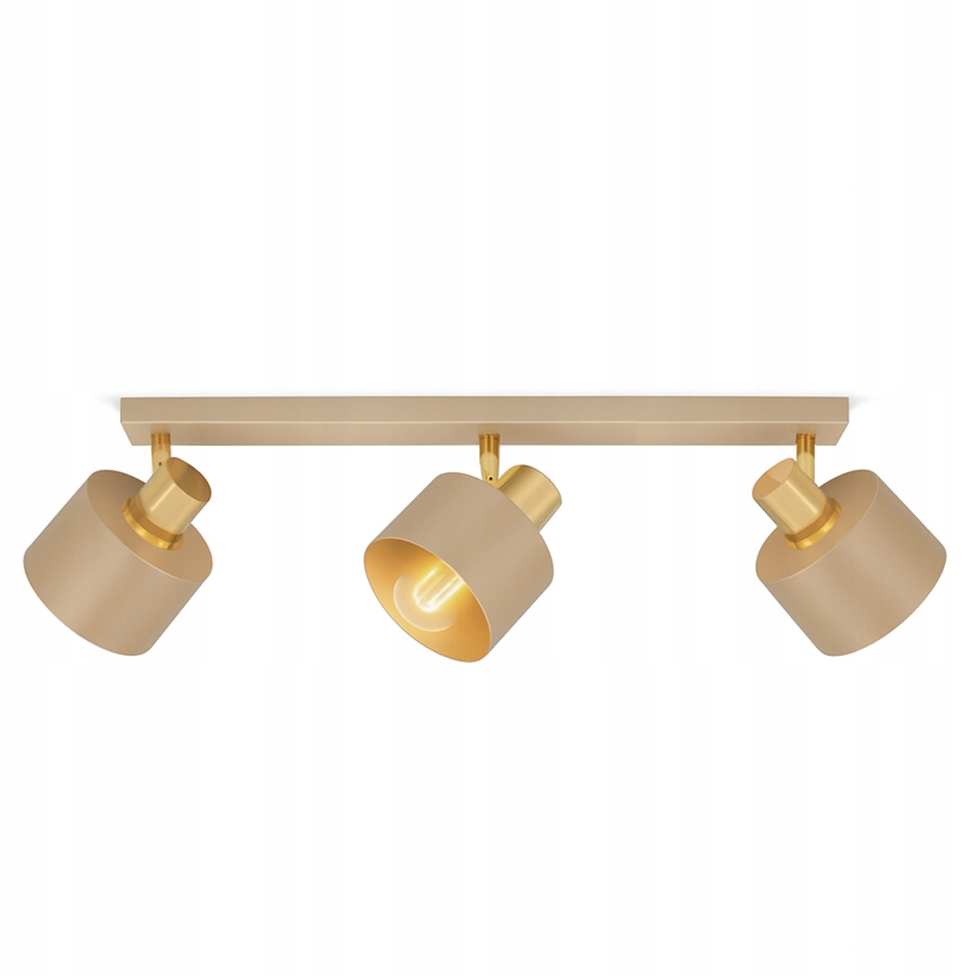 Lampa sufitowa Plafon Żyrandol Kaszmir Ecru Beżowa 485-BG3 Pokoju Sypialni