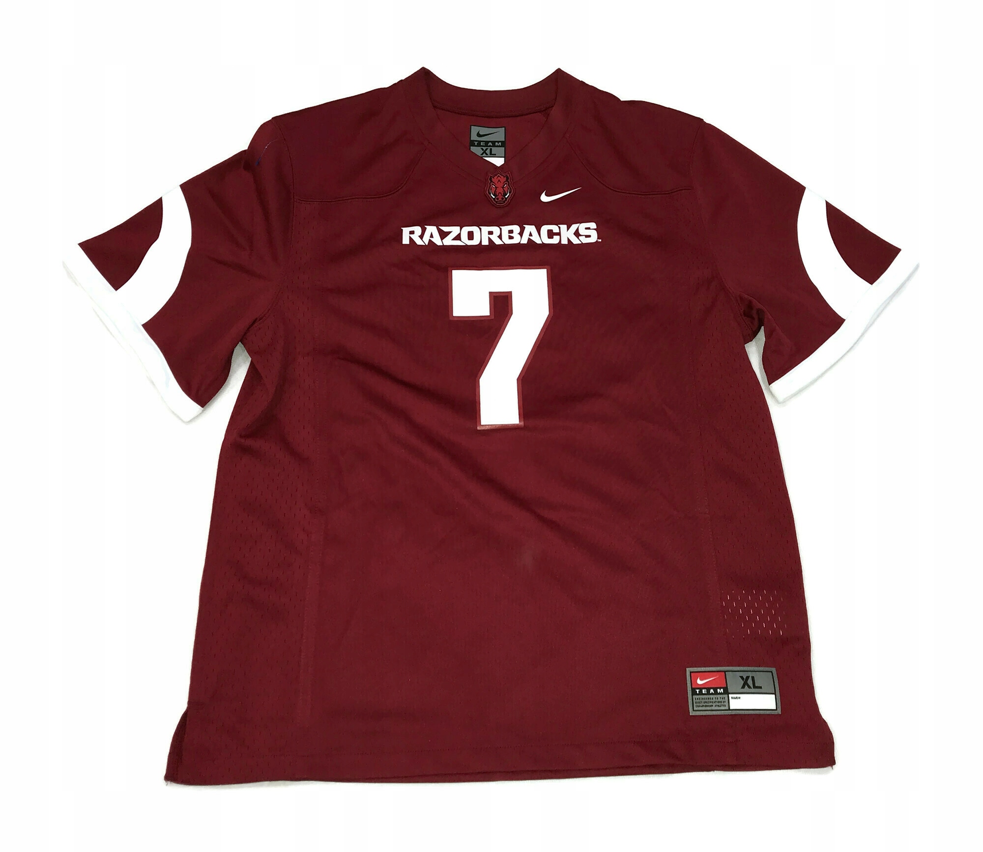 Tričko Jersey Ncaa Razorbacks Nike Junior XL