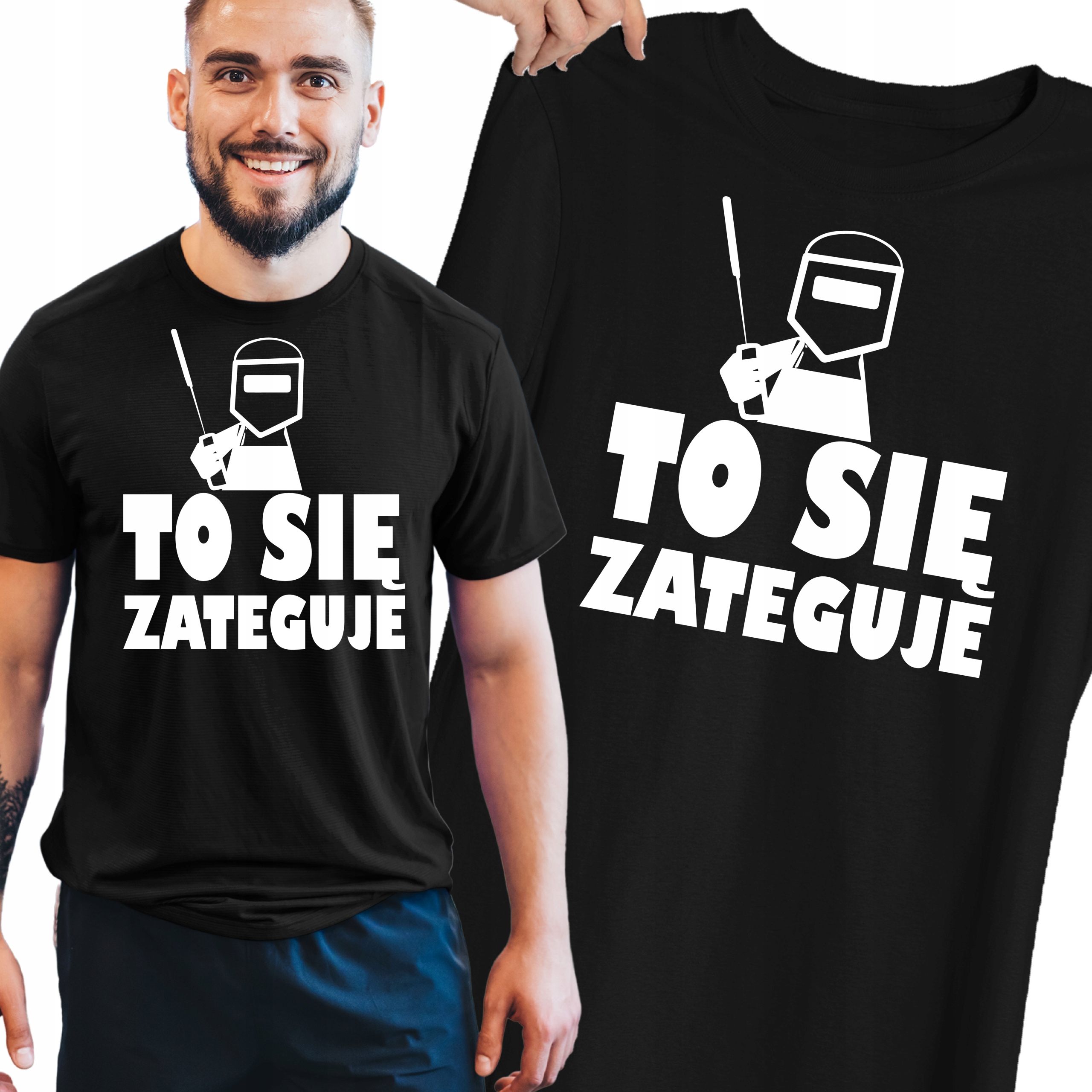 

Koszulka Spawacz To Się Zateguje Majster Cyk Fucha