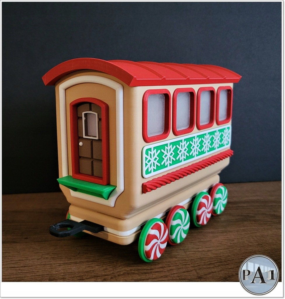 Model vianočného vagóna – verzia Kit pre samostatnú montáž