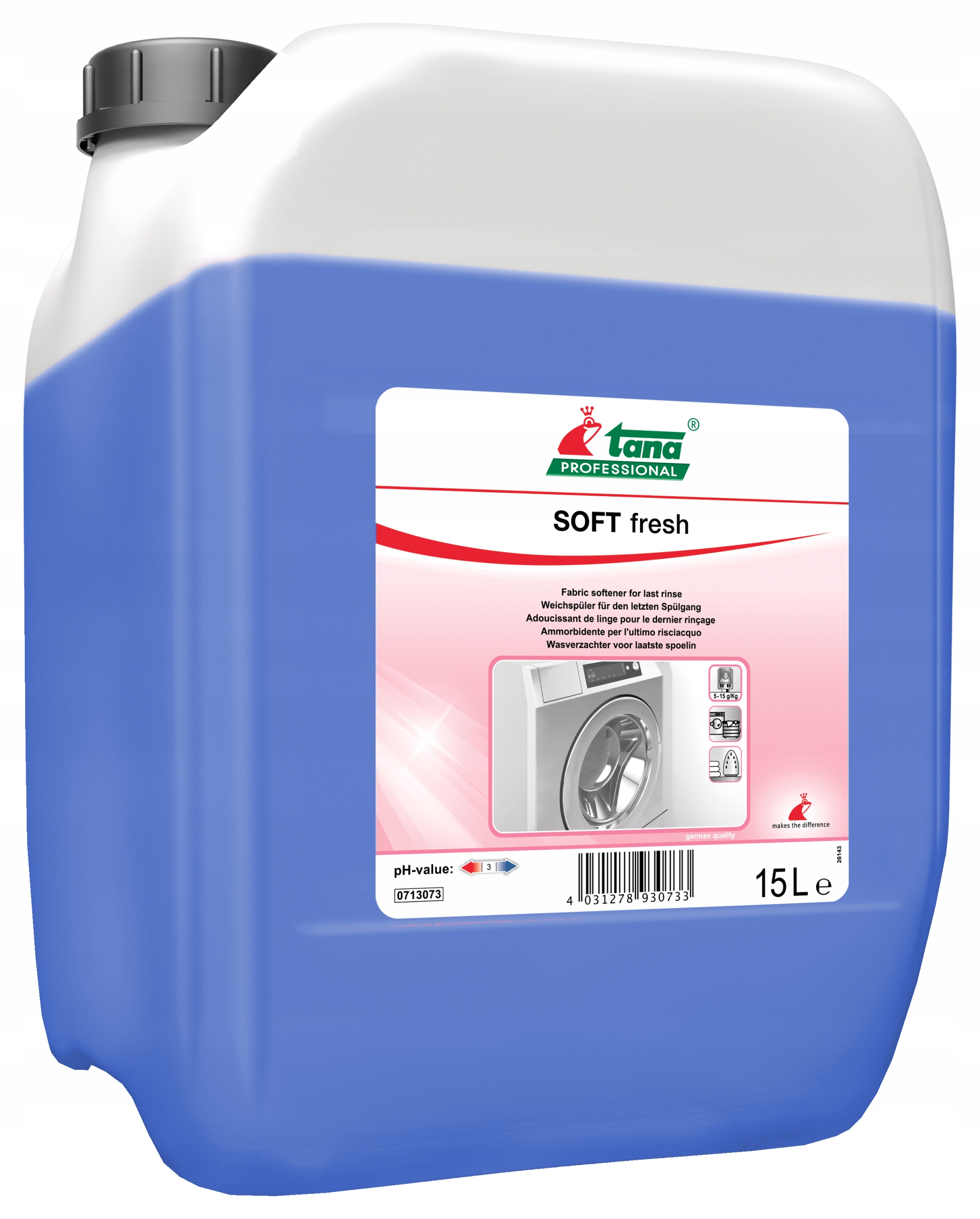 Tekutá aviváž Soft fresh 15 L