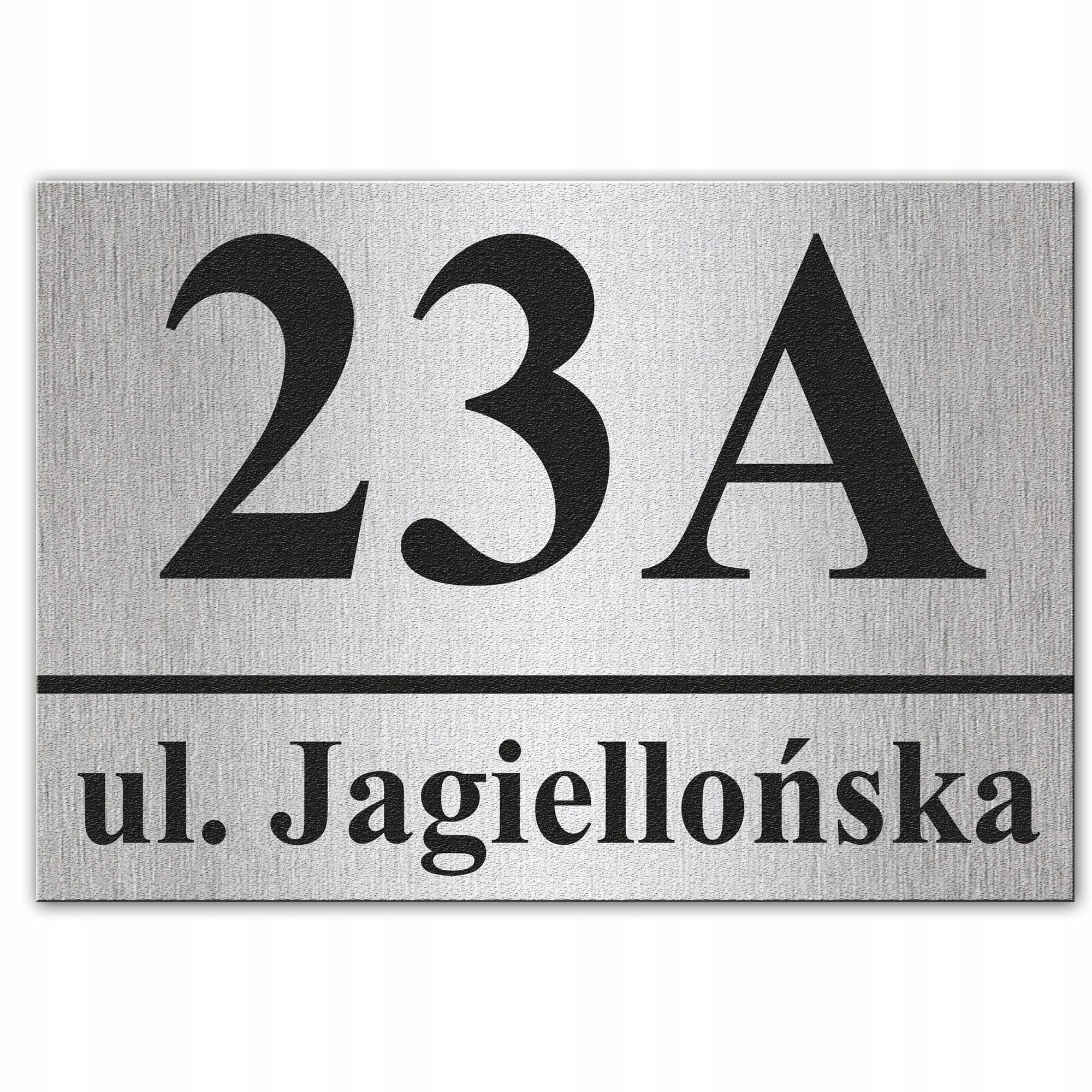 TABLICZKA ADRESOWA NA DOM, PŁOT- NUMER DOMU, ADRES Szerokość produktu 20 cm