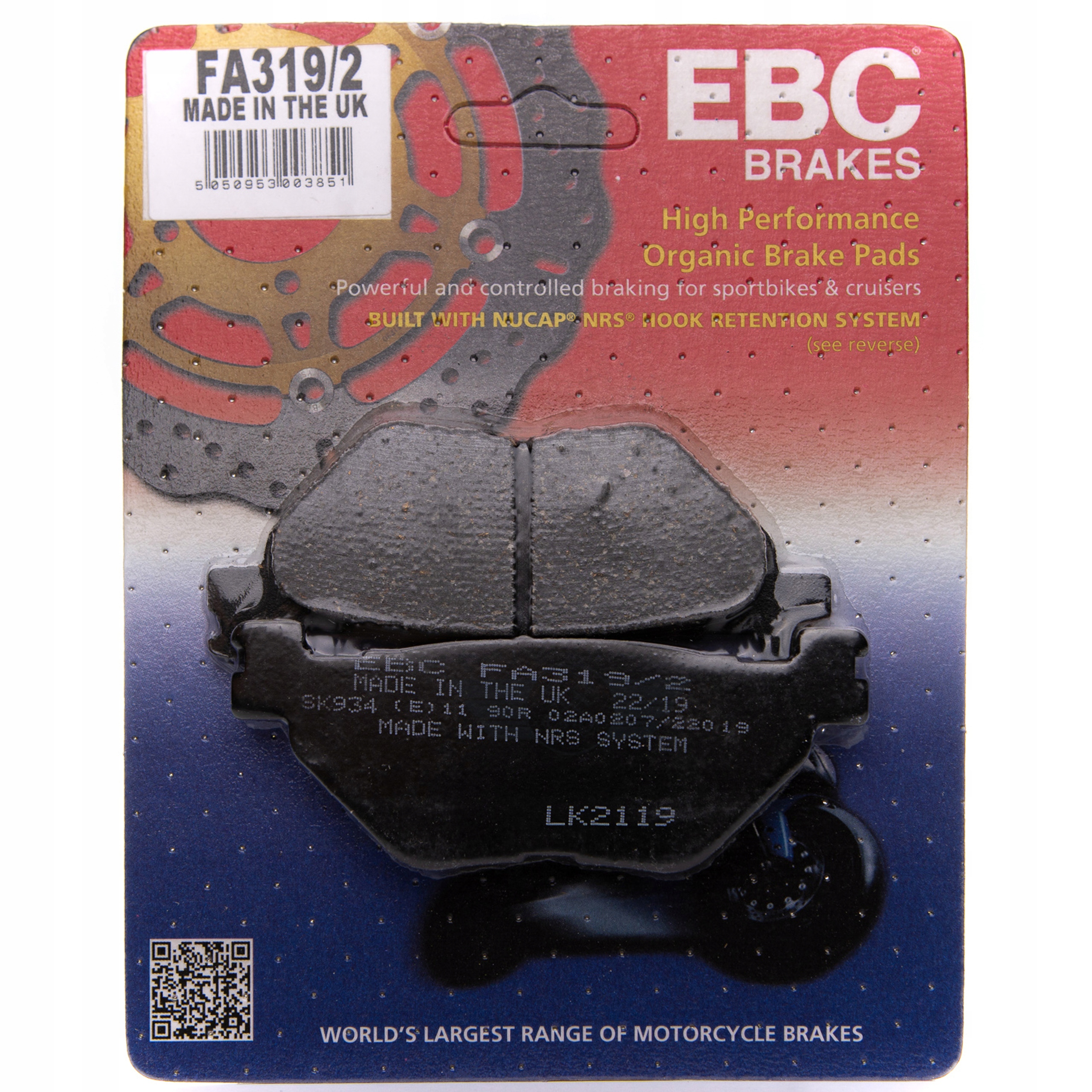 

Klocki Hamulcowe Ebc Yamaha Fjr 1300 01-14 Tył