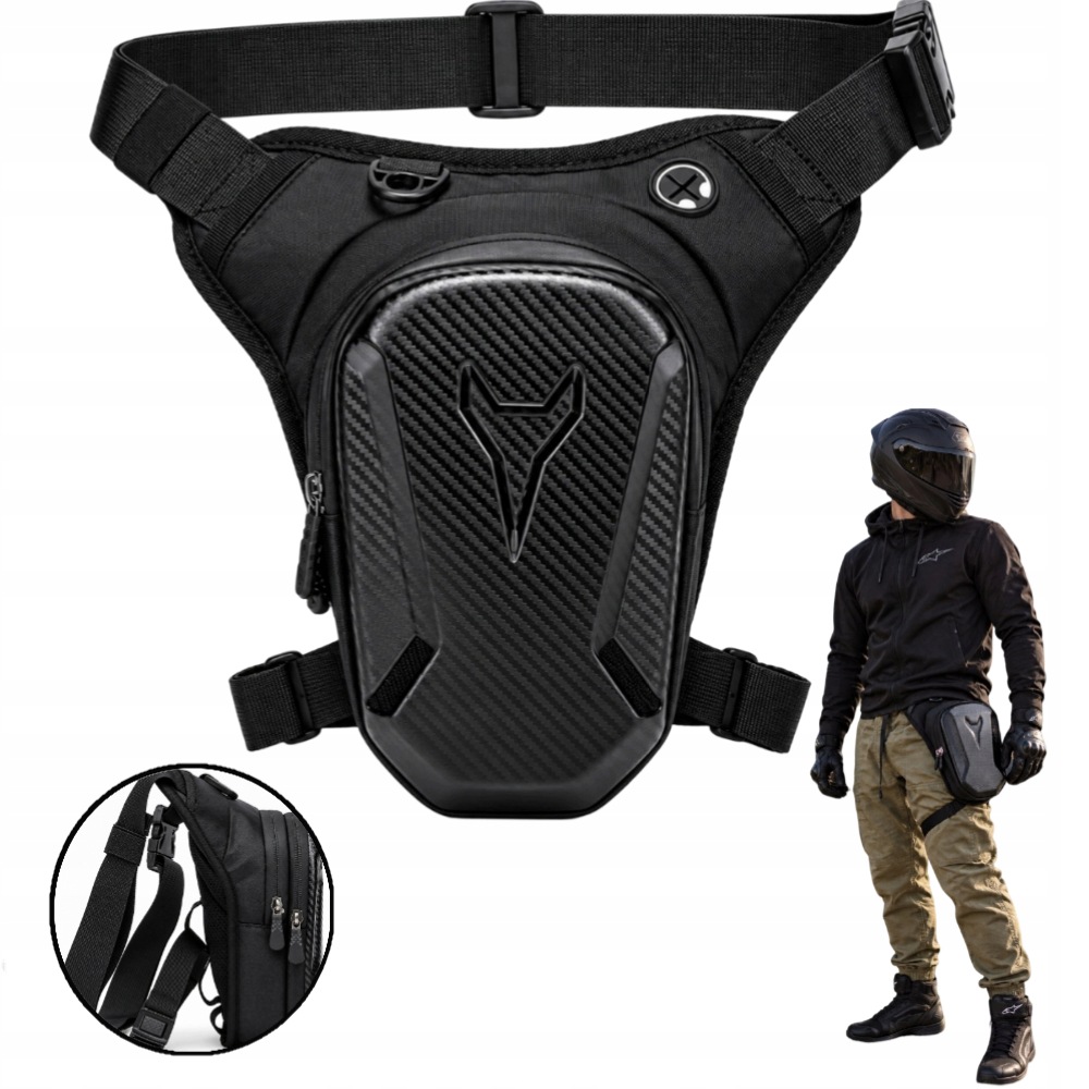 Torba na udo motocyklowa twarda wodoodporna dla motocyklisty