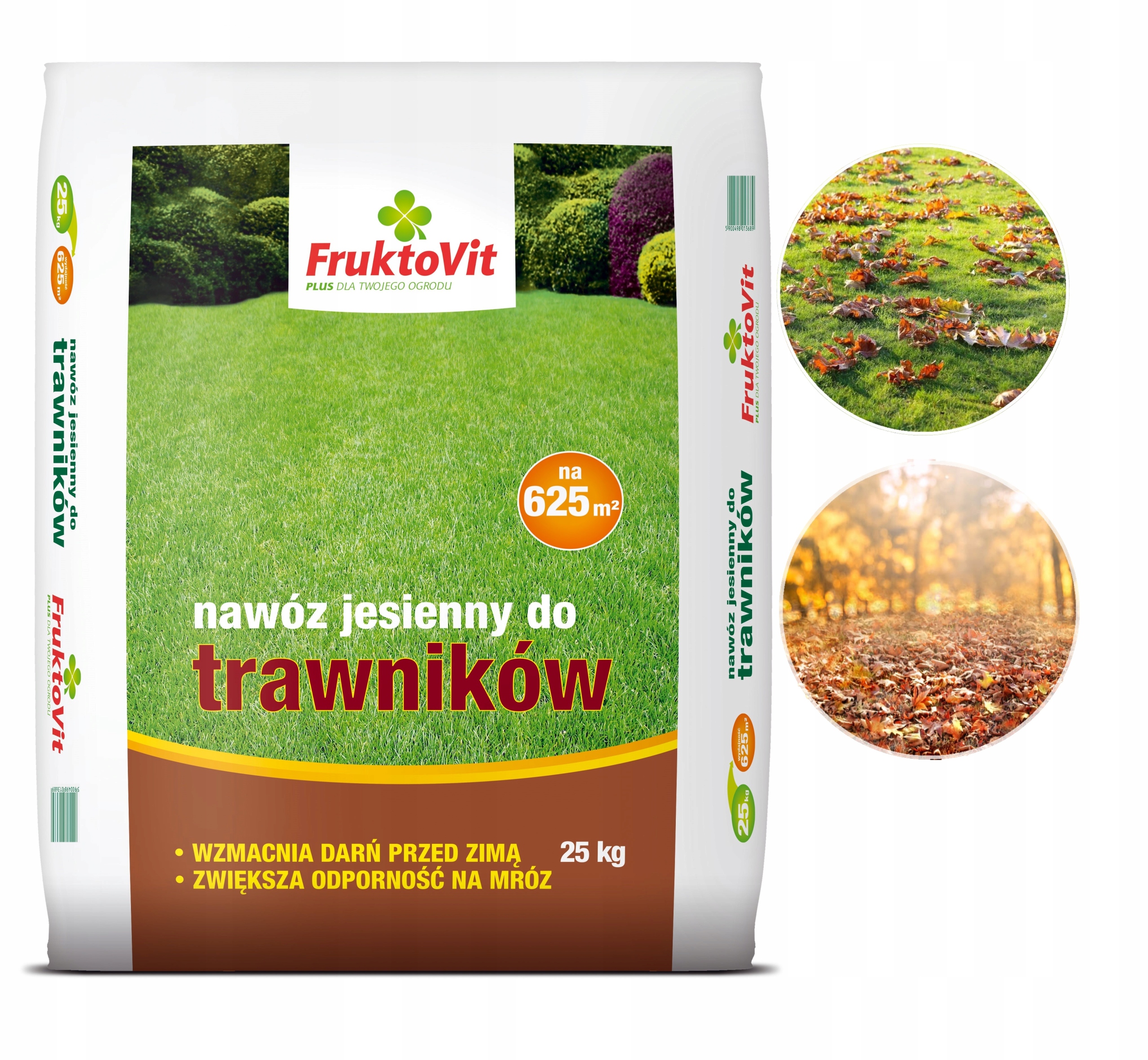 Fruktovit Plus Nawóz Jesienny do Trawników 25kg