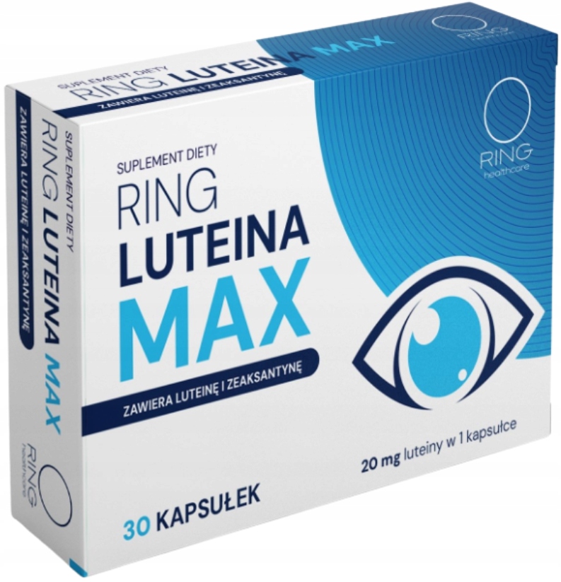 RING Luteina Max WZROK CYNK SELEN WITAMINA C 30 kapsułek