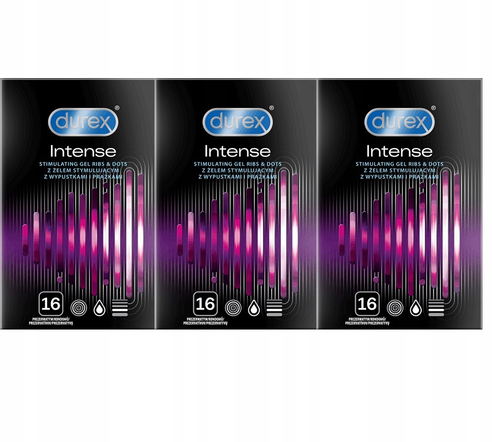 

Durex prezerawtywy Intense 48 szt Zestaw
