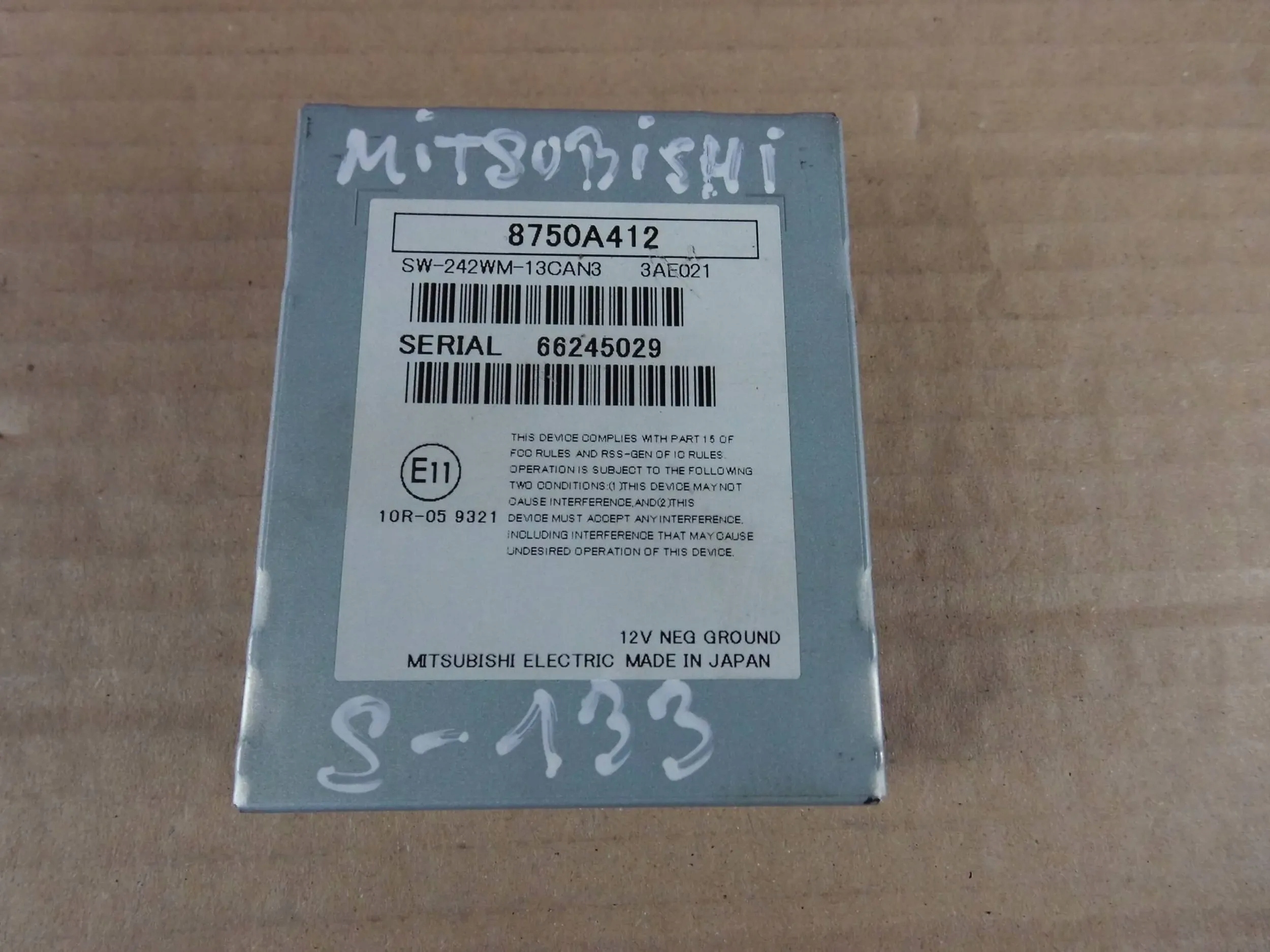 Mitsubishi Outlander III control unit module ECU 8750A412