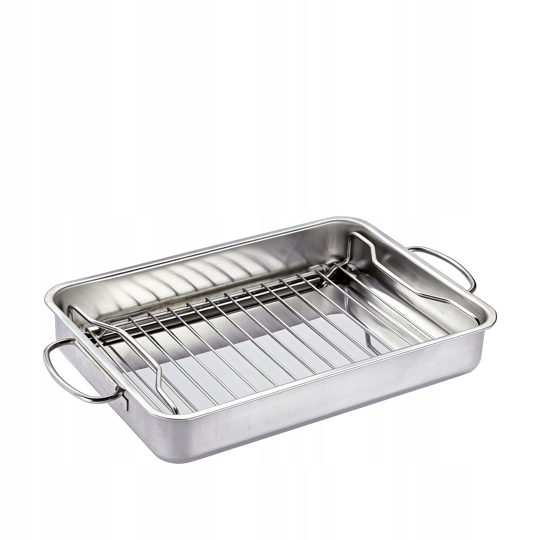 Pekáč Kuchenprofi pekáč 40 × 31,5 ×6,5 cm plech s roštem inox 6,8 l