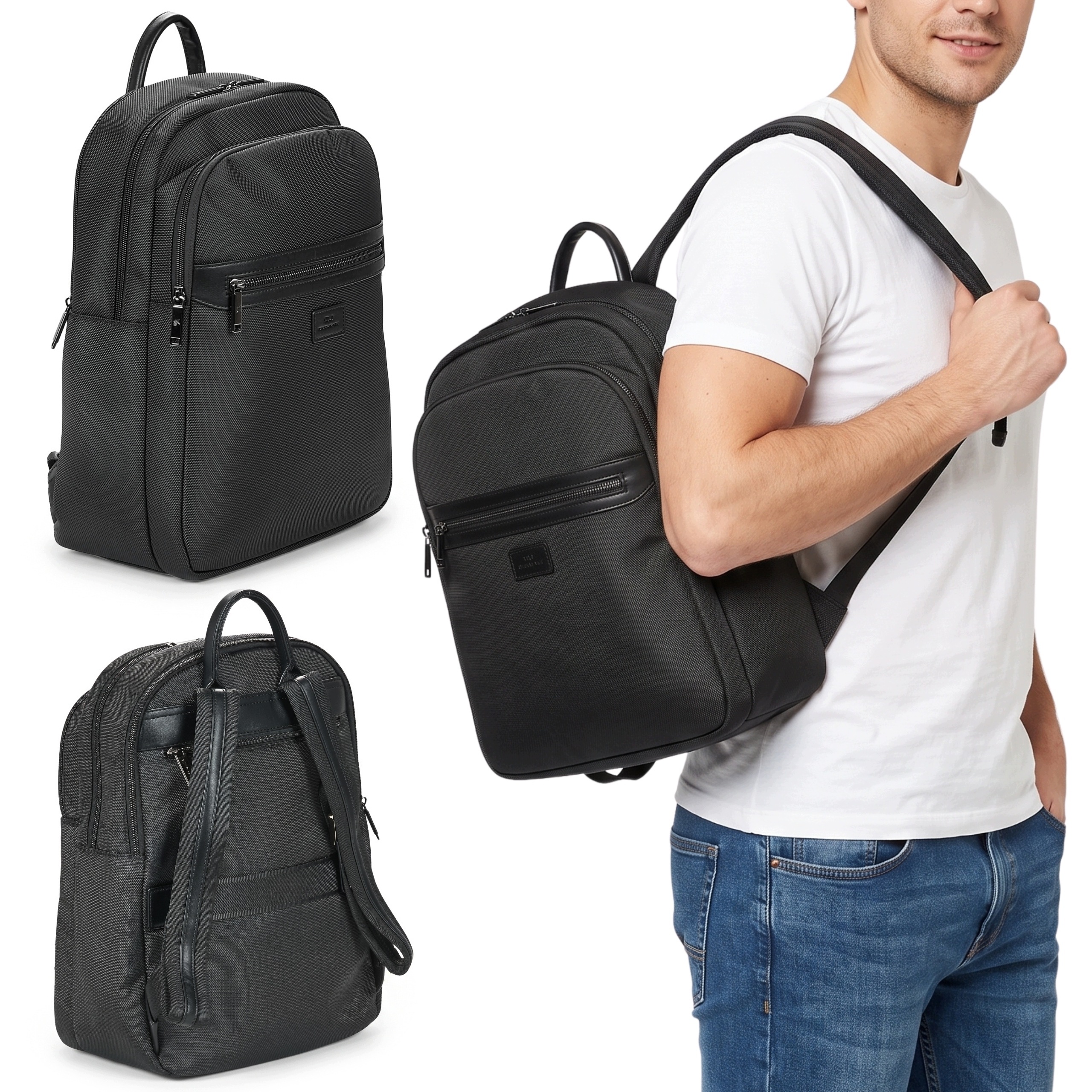 David Jones Pánský batoh s Kapsou Na Notebook, obchodní, cestovní
