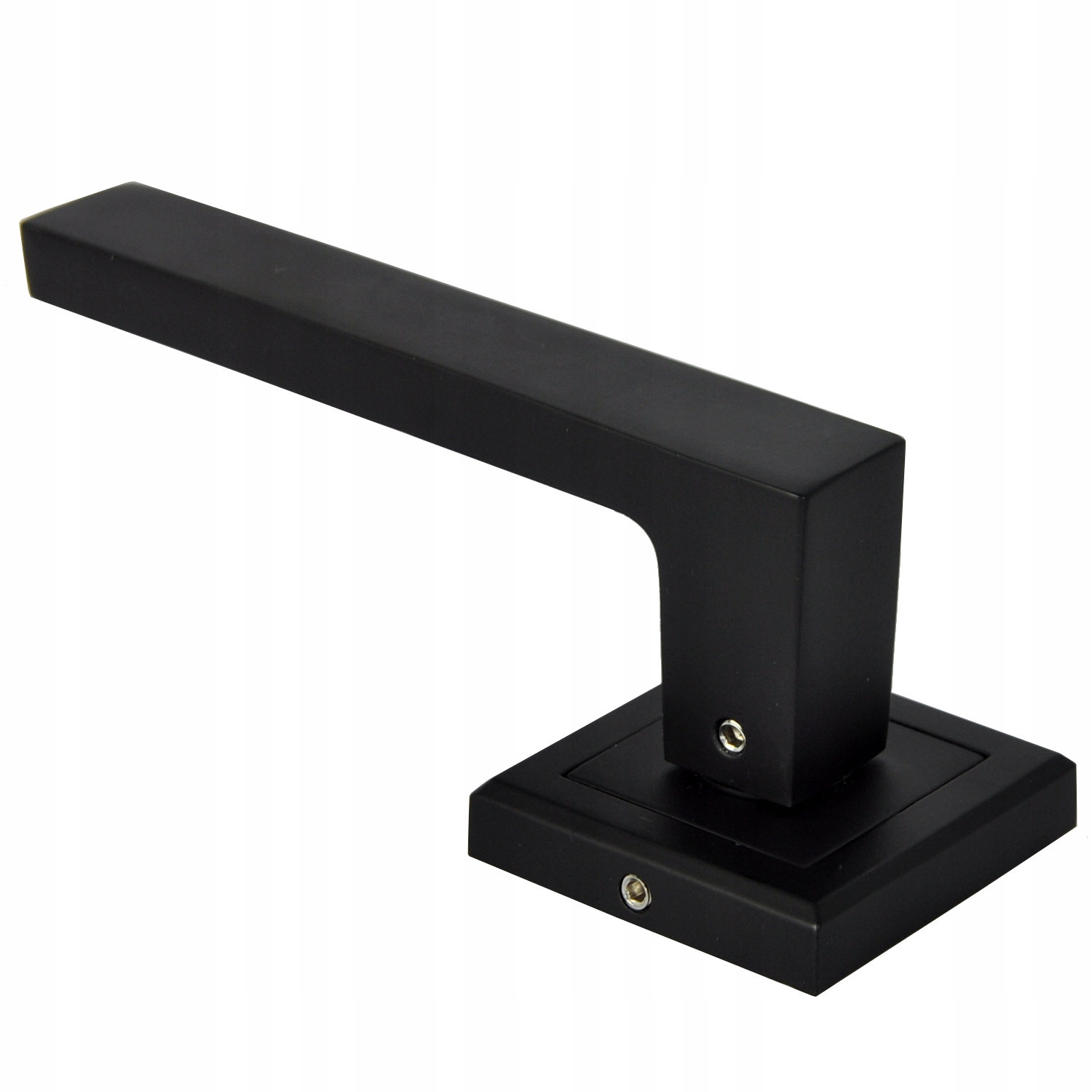 KLAMKA CZARNA DRZWIOWA ZE WSPOMAGANIEM SPRĘŻYNOWYM Marka Handmet