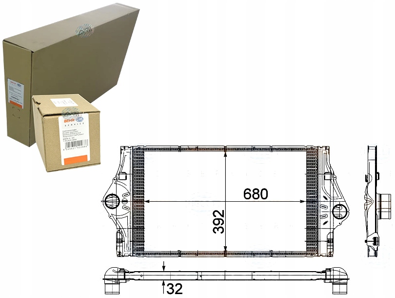 INTERCOOLER BEHR HELLA 16012020RF 16012020SF 21101