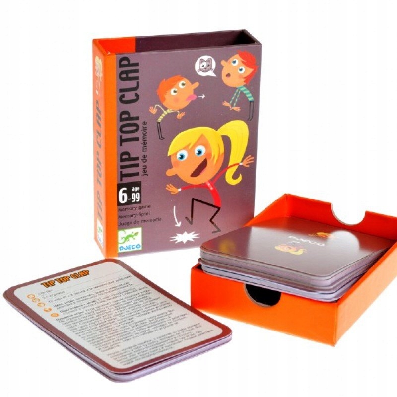 DJECO Gra TIP TOP CLAP - gra pamięciowa - zabawna Kod producenta DJ05120