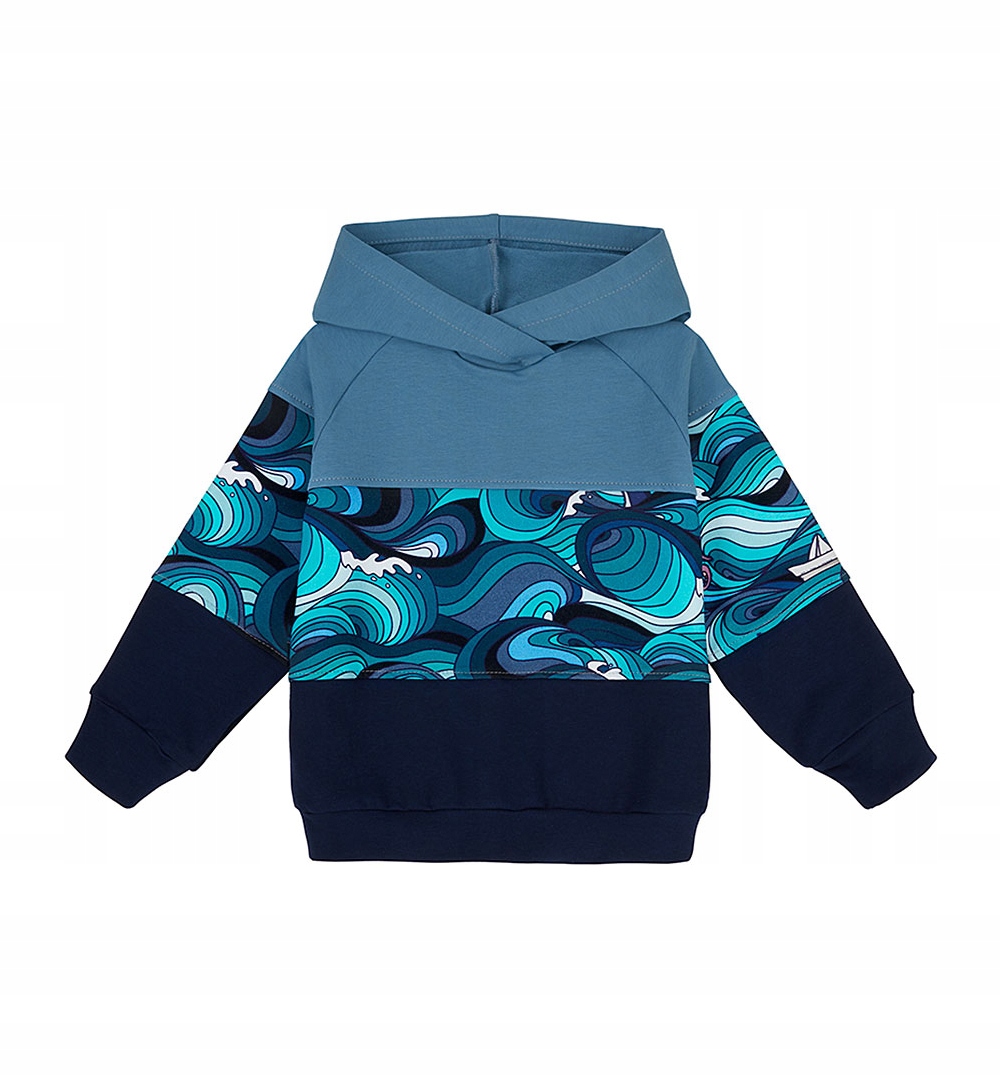 

TuSzyte Niebieska bluza dresowa, Pl R.128