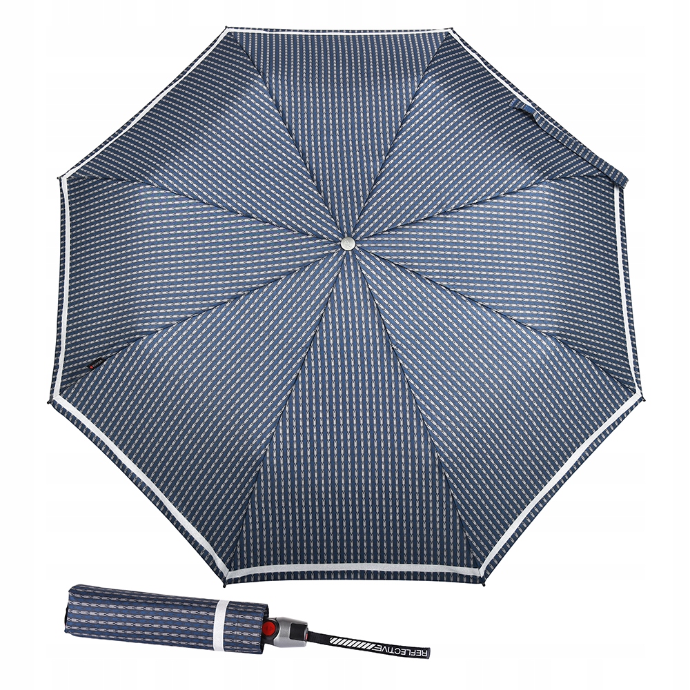 Parasol męski odblaskowy premium Knirps składany