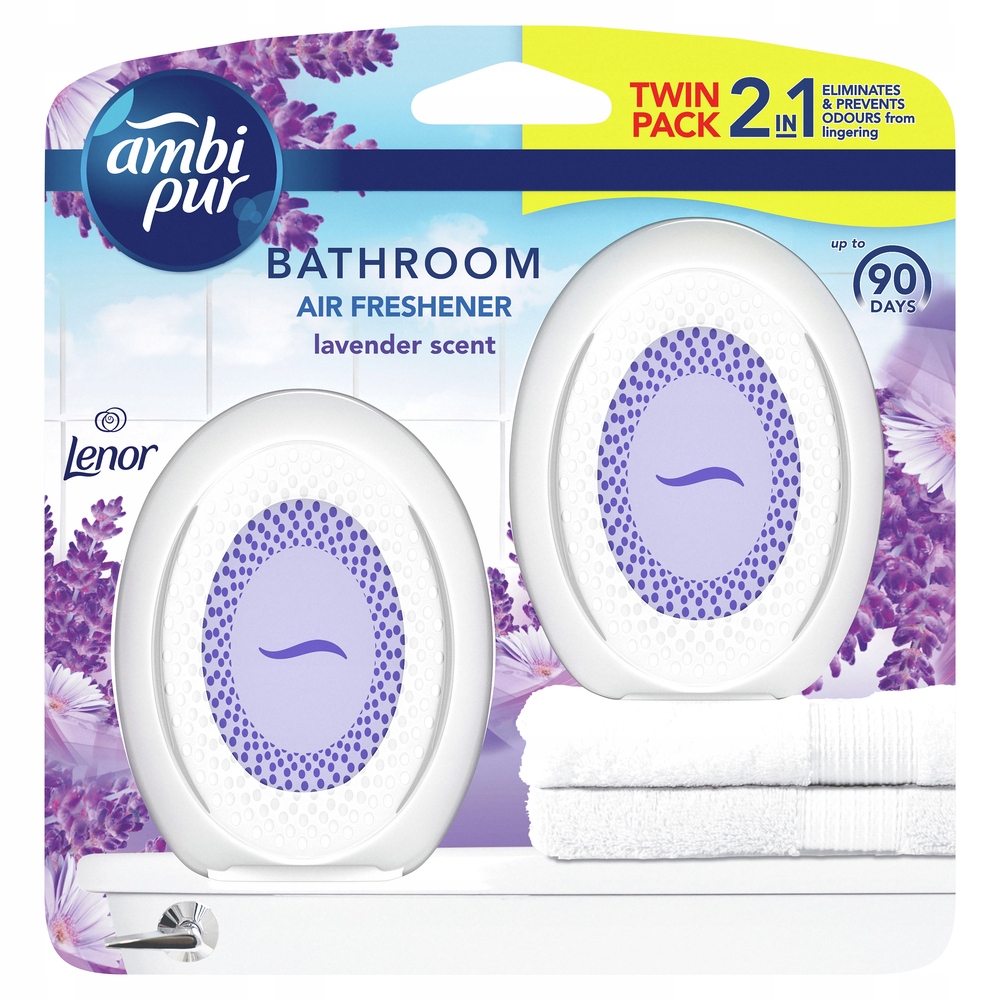 

Ambi pur bathroom odświeżacz lawenda 2x75ml