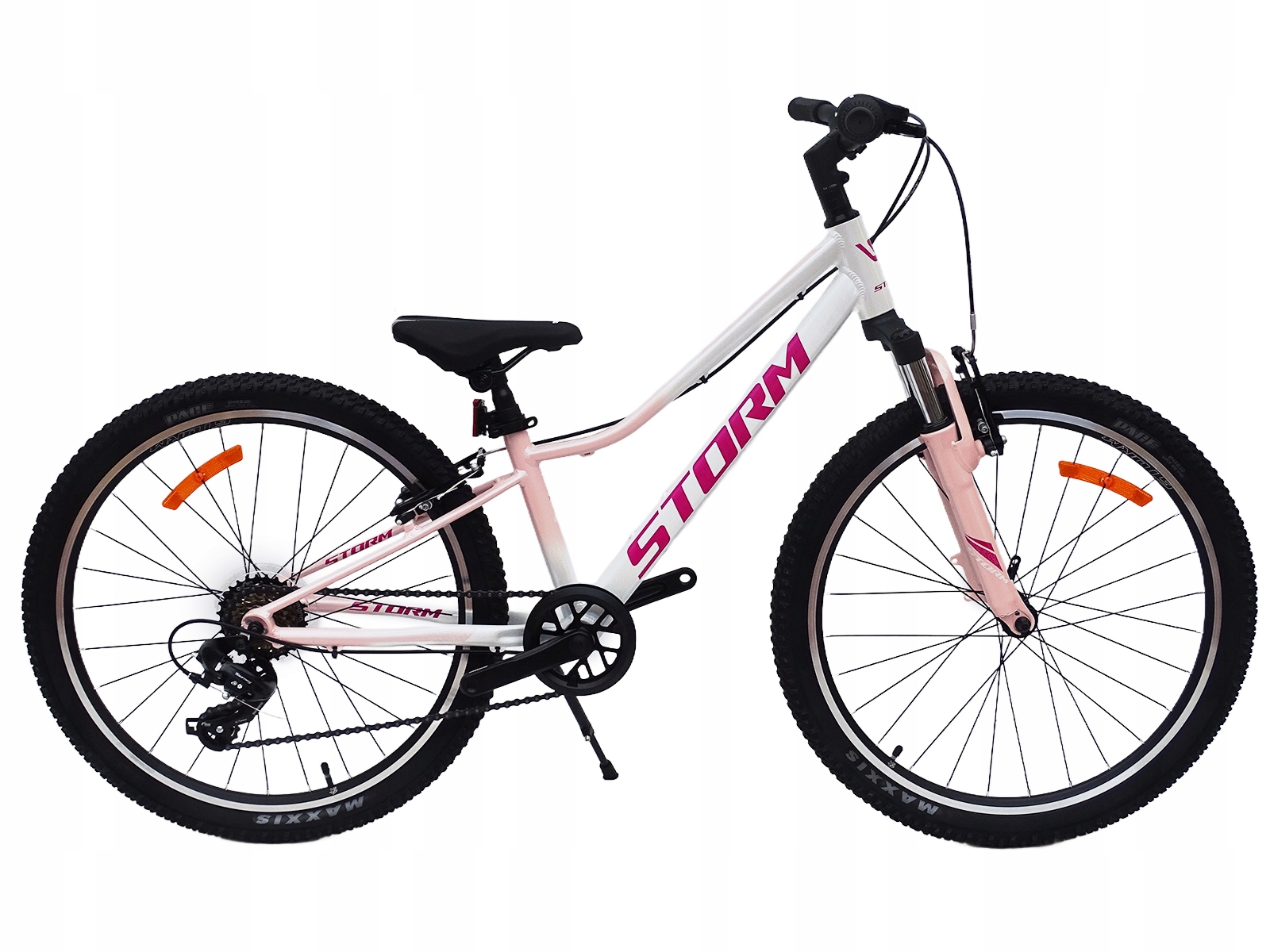 Rower górski Mtb Storm Queen rama 11 cali koła 24 różowy