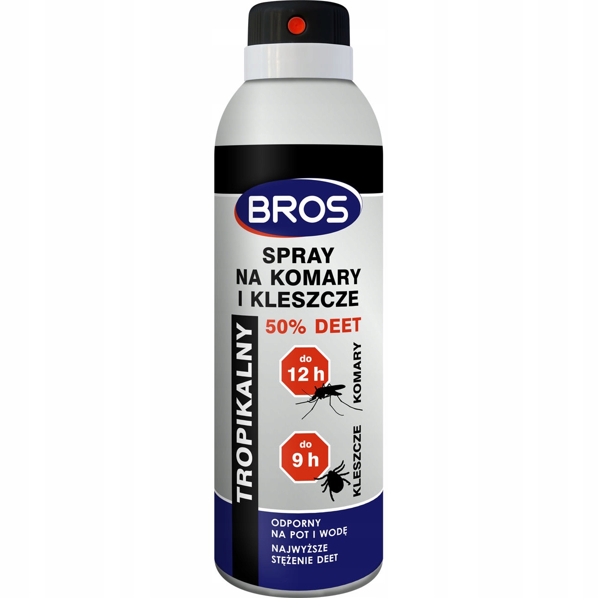 

Bros Spray na komary i kleszcze 50% Deet 180ml
