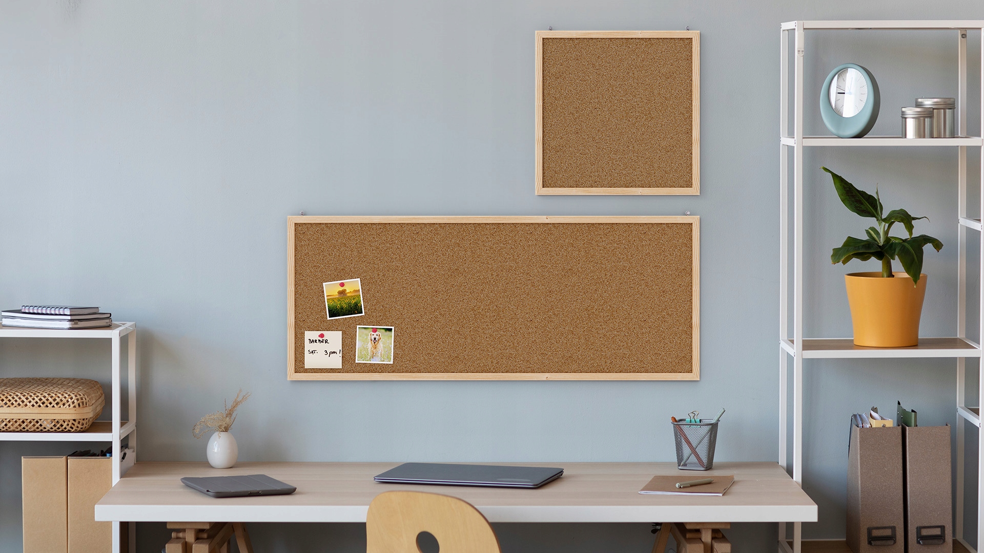 Tablica korkowa (rama drewniana) 100x40 cm + GRATIS Kod producenta TK104D