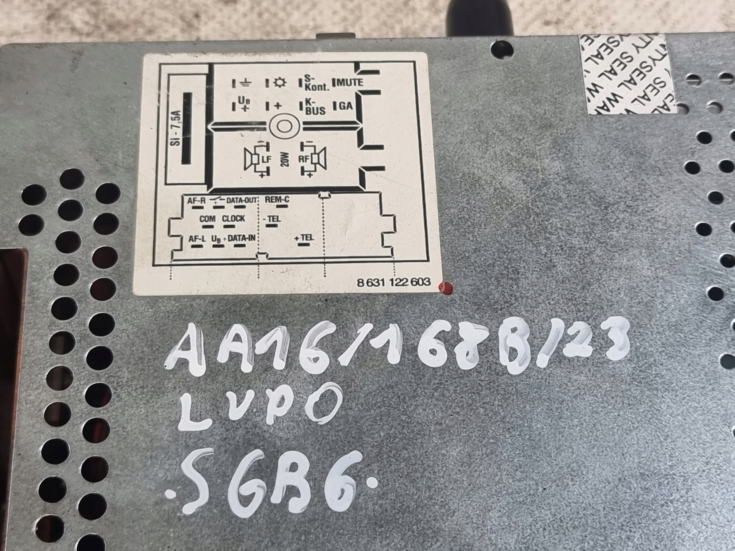 radio VW LUPO