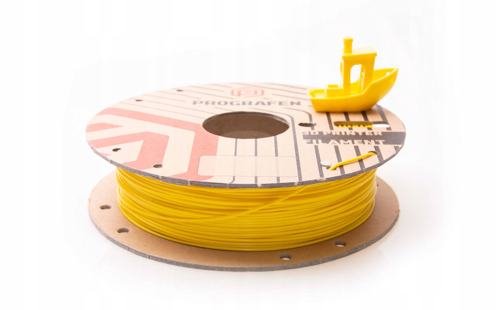 Filament Prografen PLA 1,75 mm 0,5 kg Żółty Waga filamentu 500 g