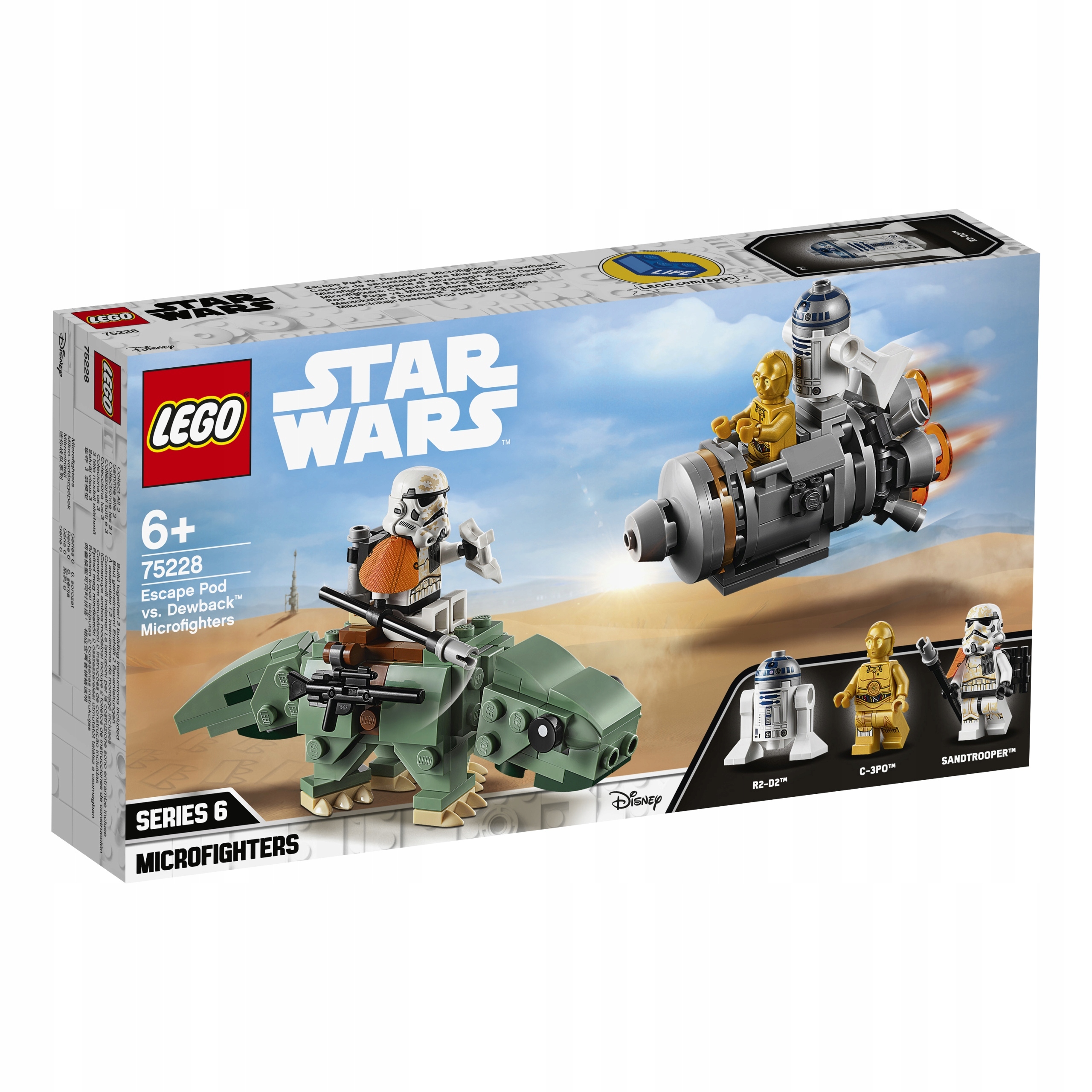 Lego Star Wars 75228 Kapsuła Ratunkowa i Dewback